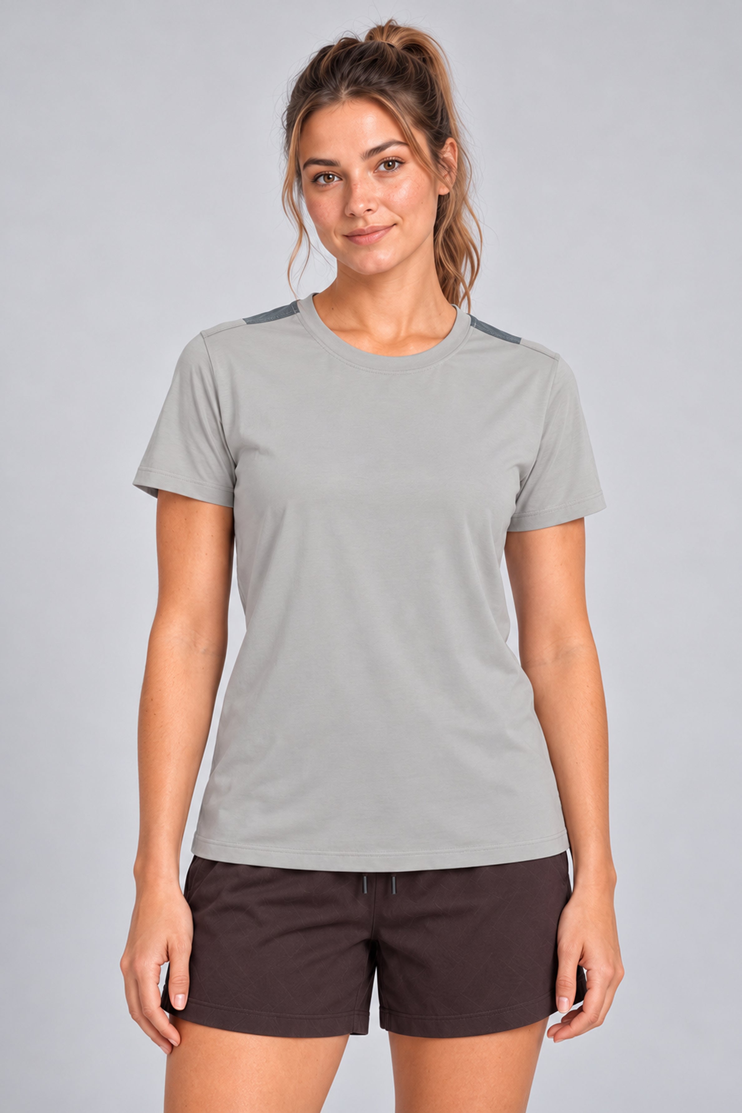 STRIDE Women's Performance Sports Tee - Grey