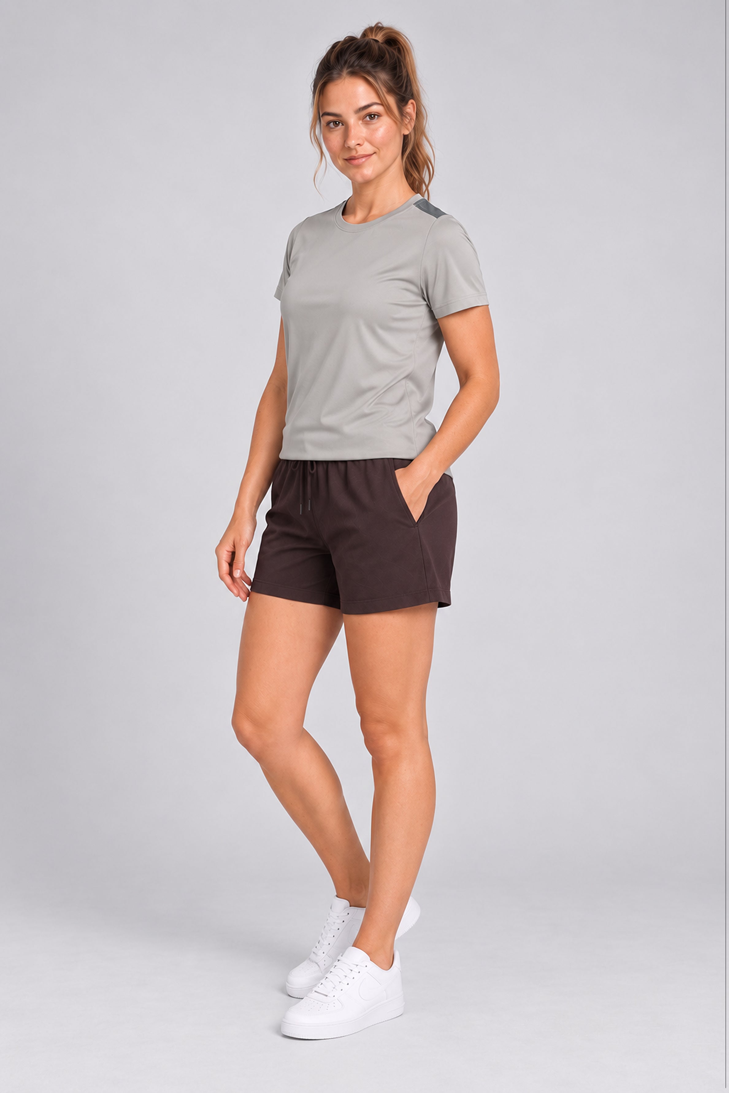 STRIDE Women's Performance Sports Tee - Grey