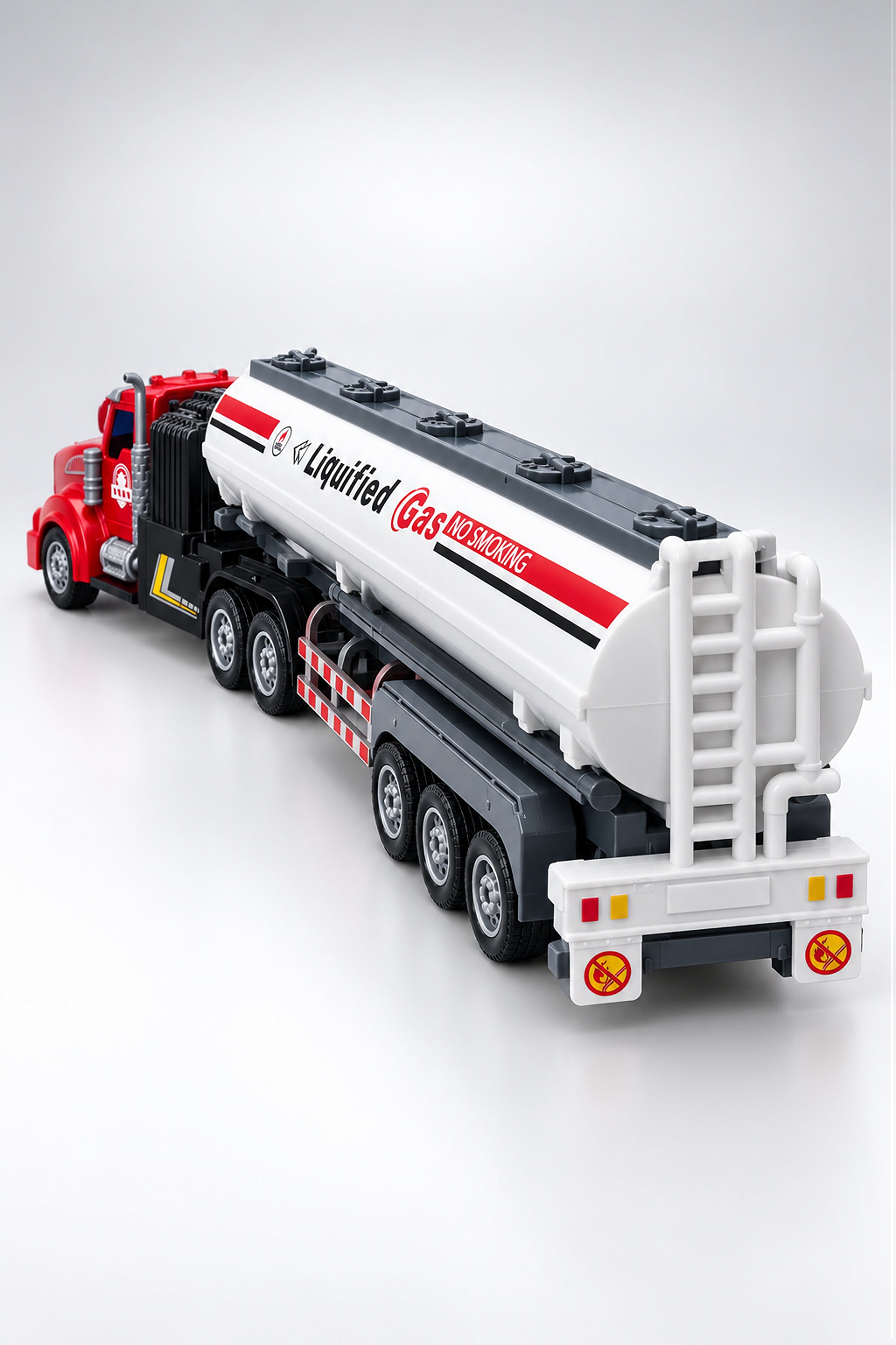 Remote Control Gas Tanker Truck Toy – Red