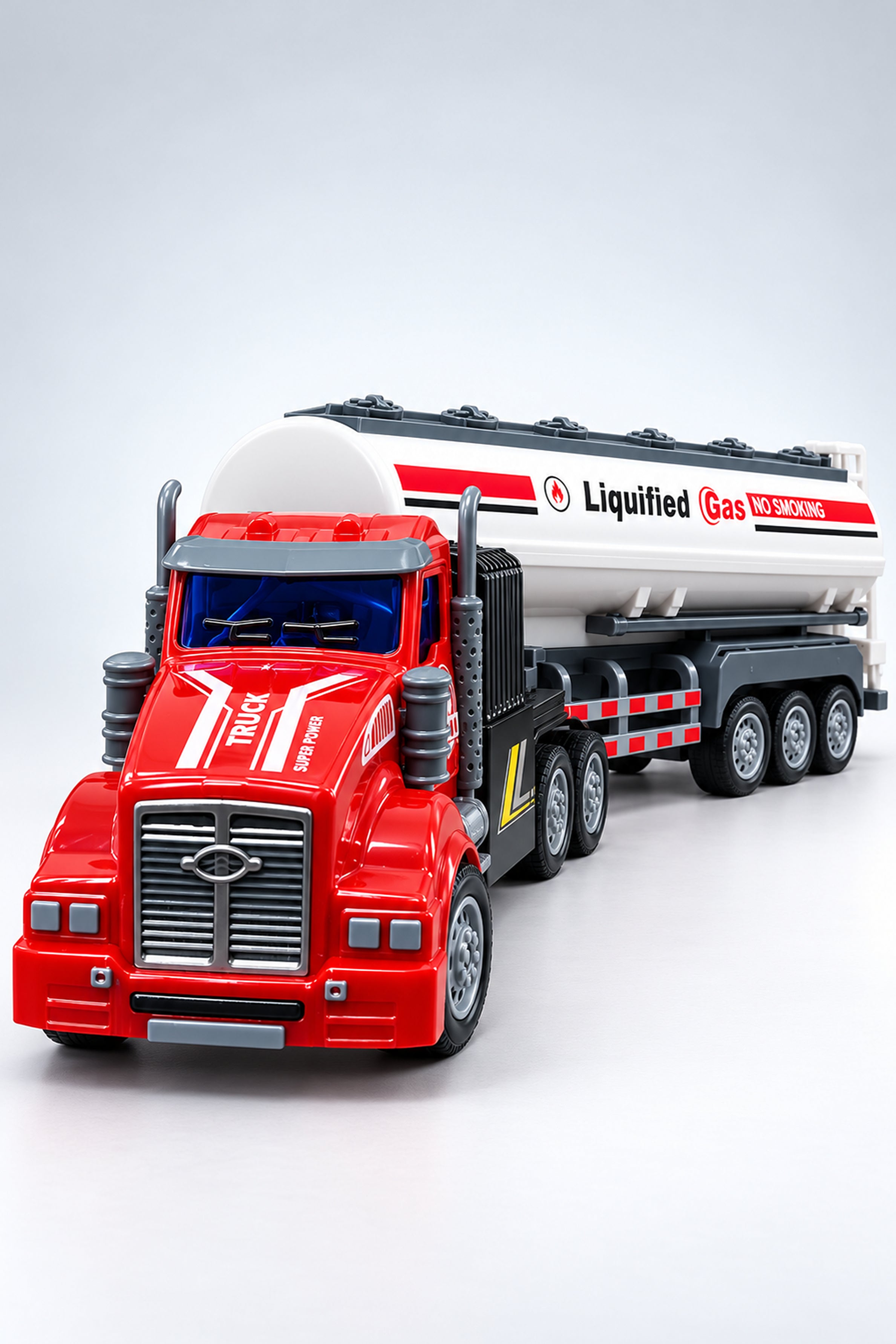 Remote Control Gas Tanker Truck Toy – Red