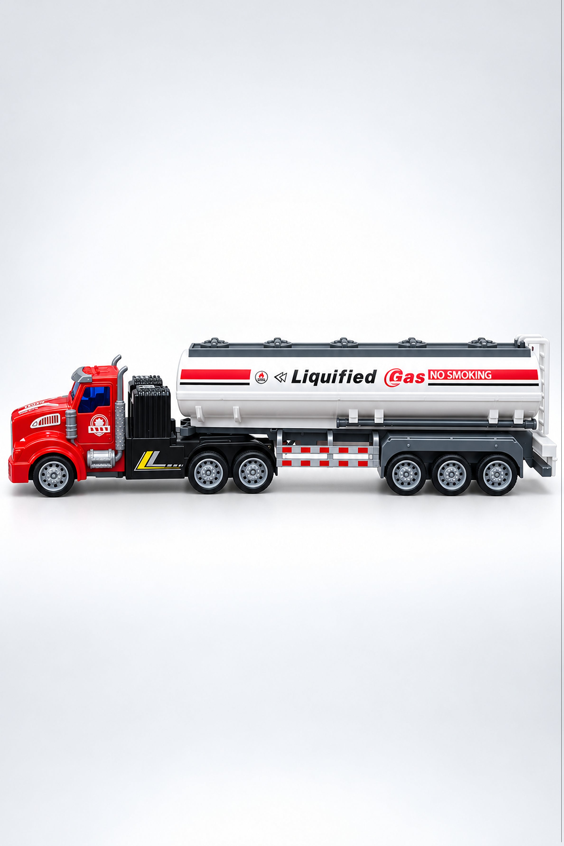Remote Control Gas Tanker Truck Toy – Red