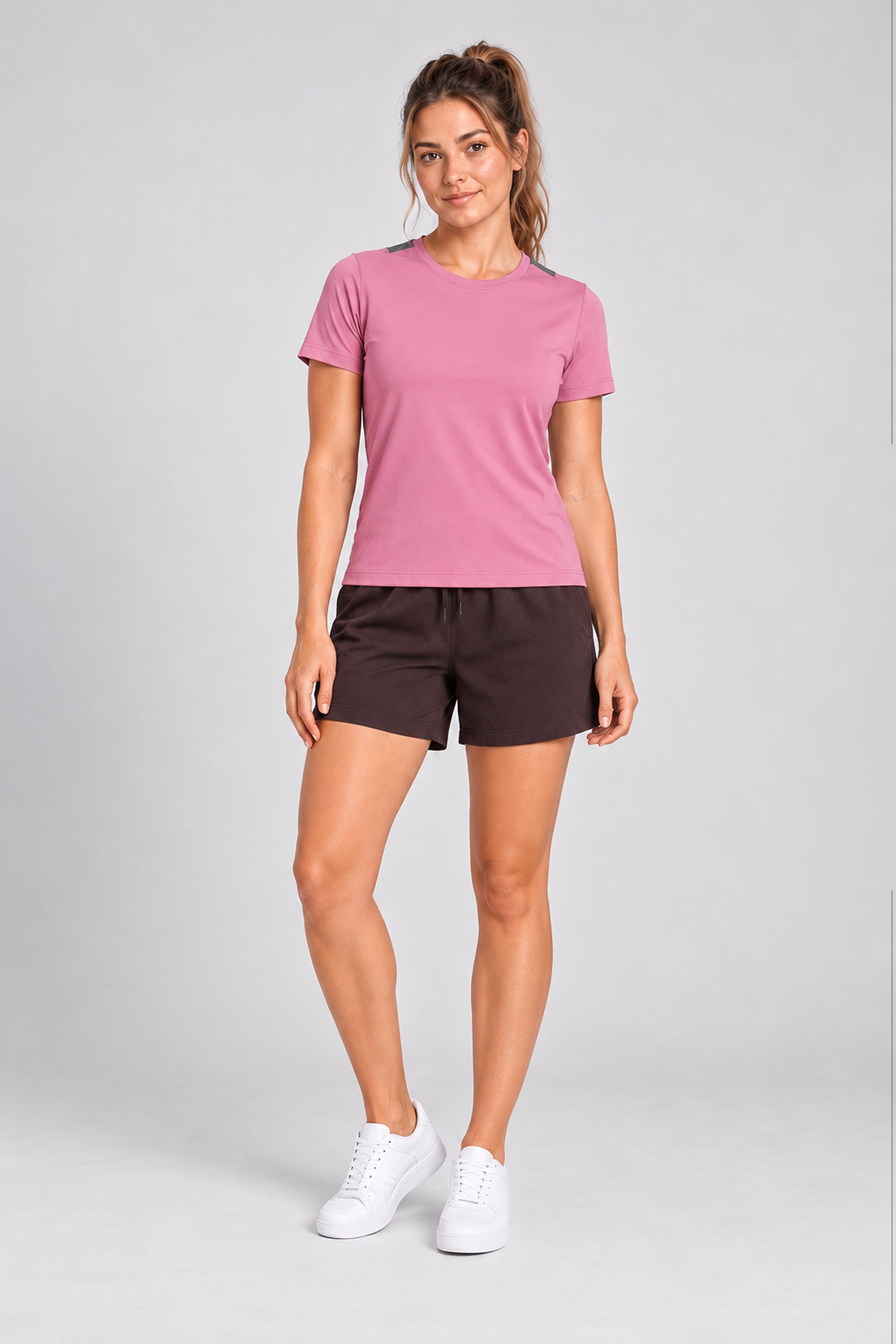 STRIDE Women's Performance Sports Tee - Pink
