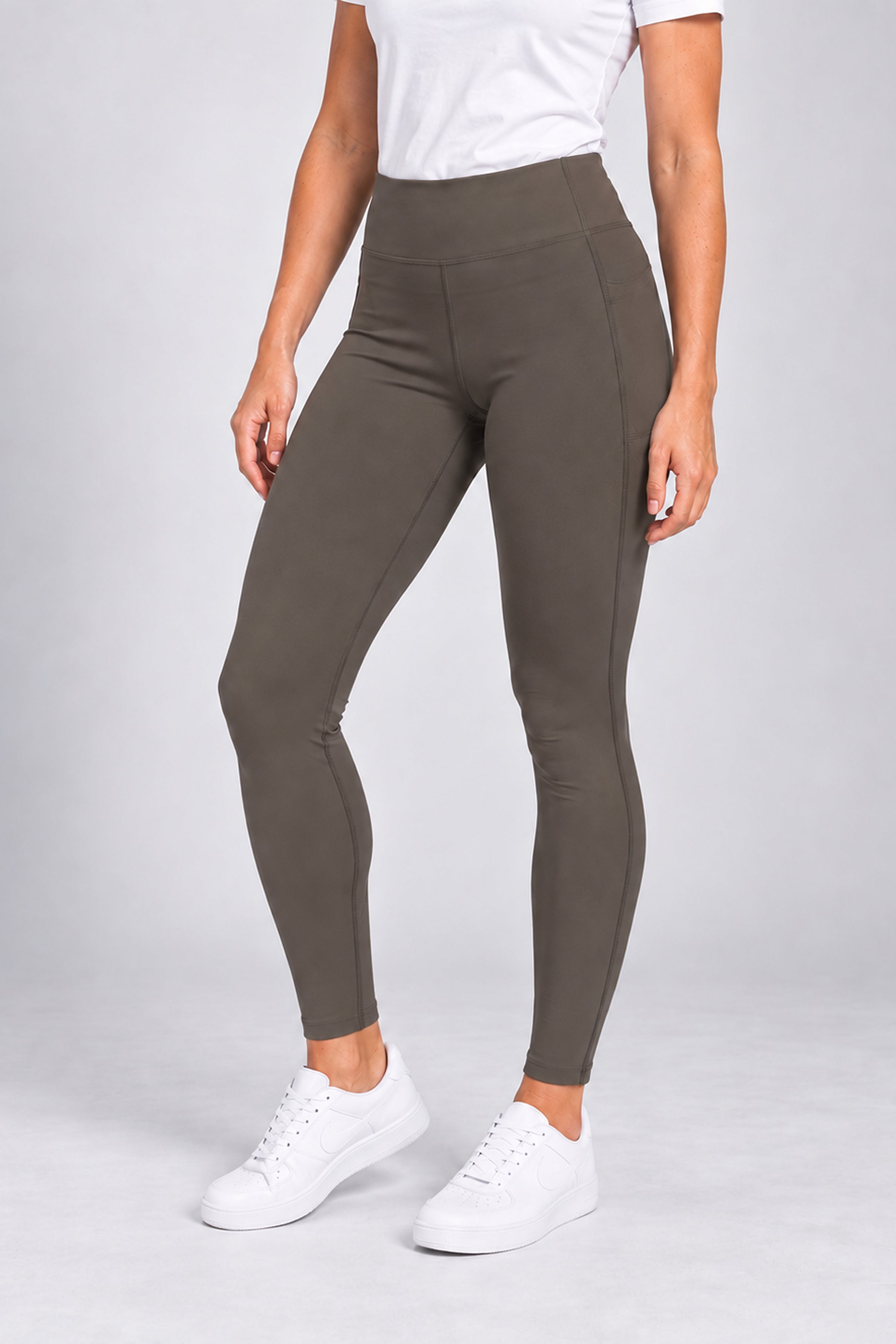 STRIDE Women's Performance Sports Legging - Iron Stone
