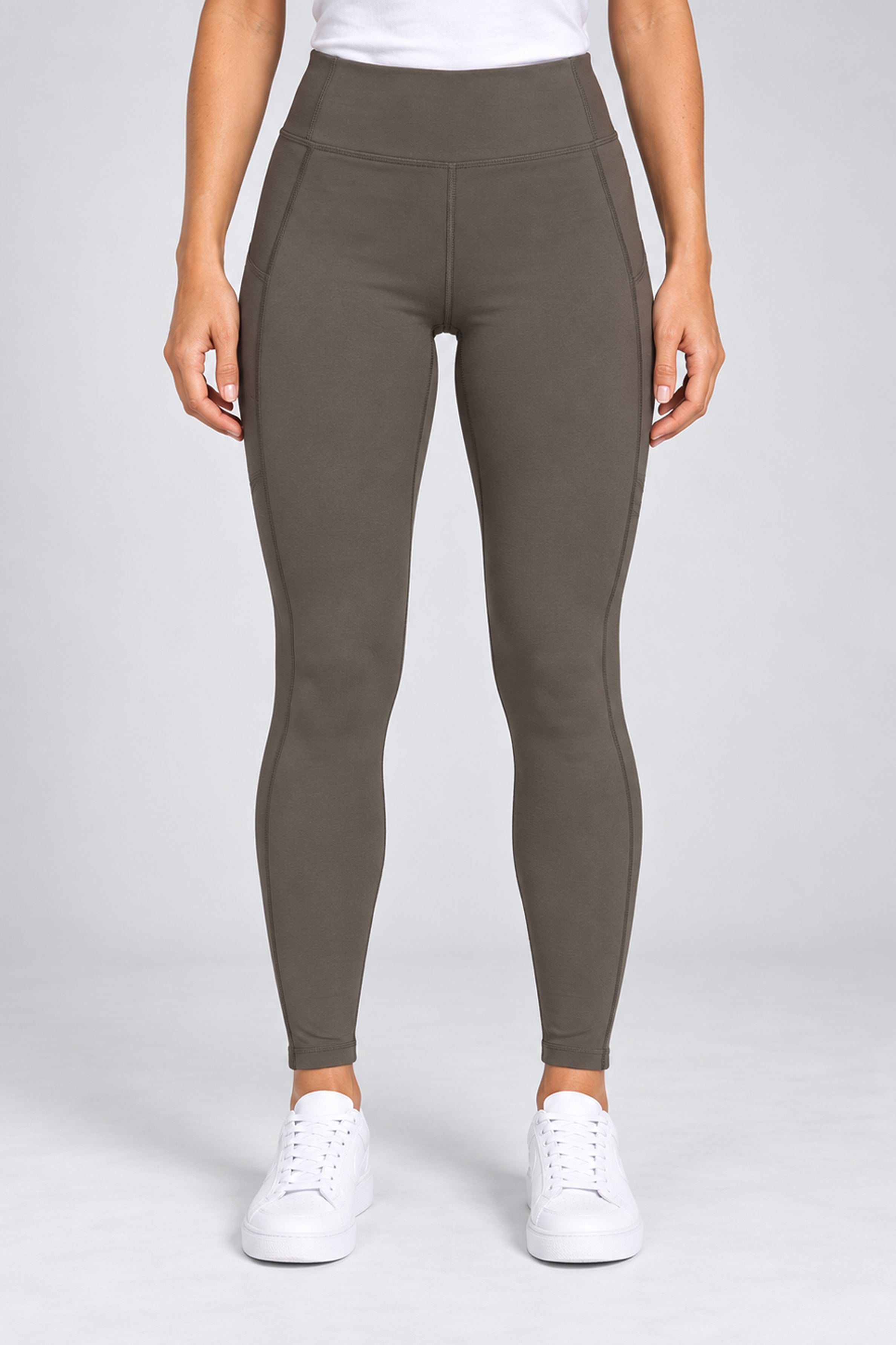 STRIDE Women's Performance Sports Legging - Iron Stone
