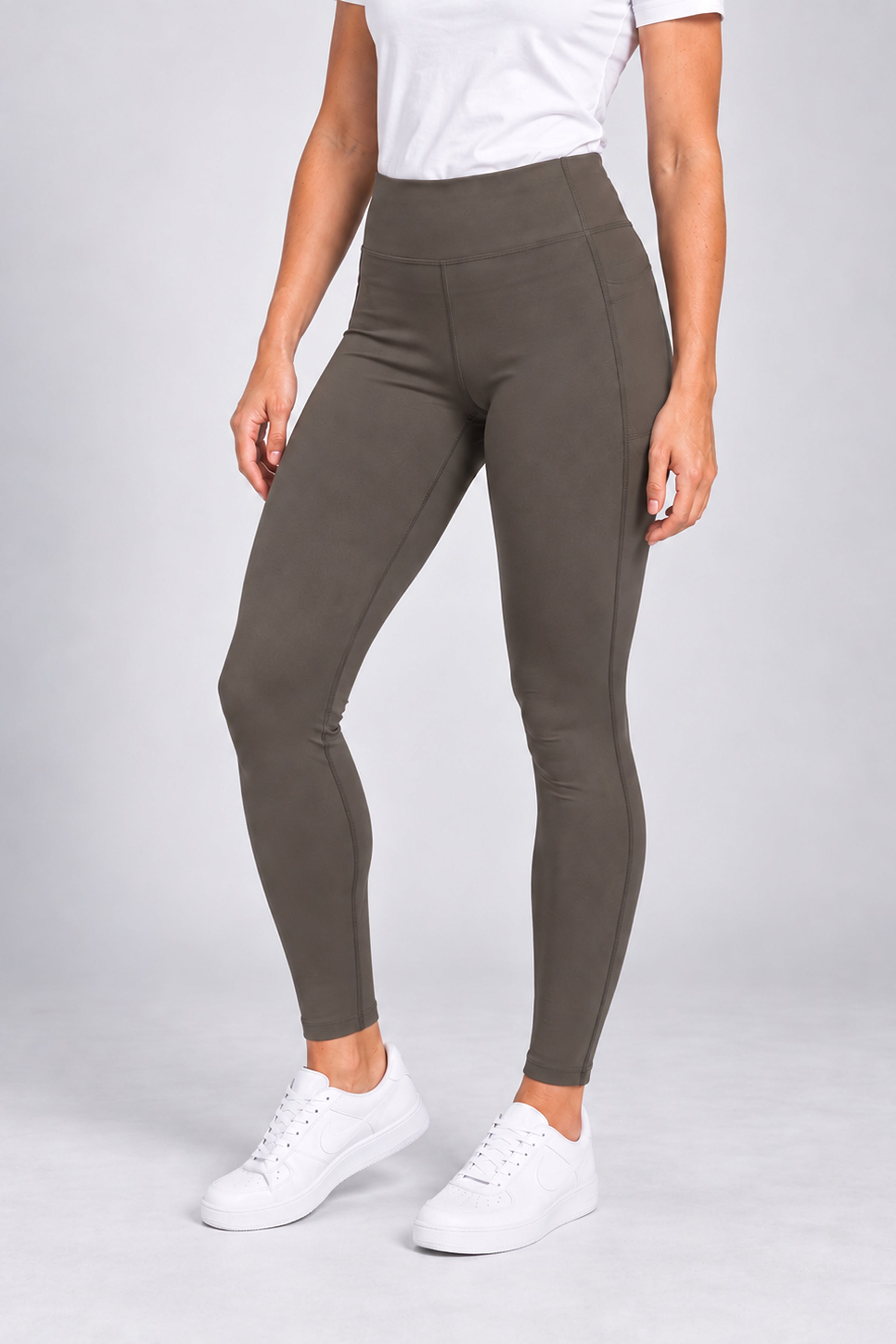 STRIDE Women's Performance Sports Legging - Iron Stone