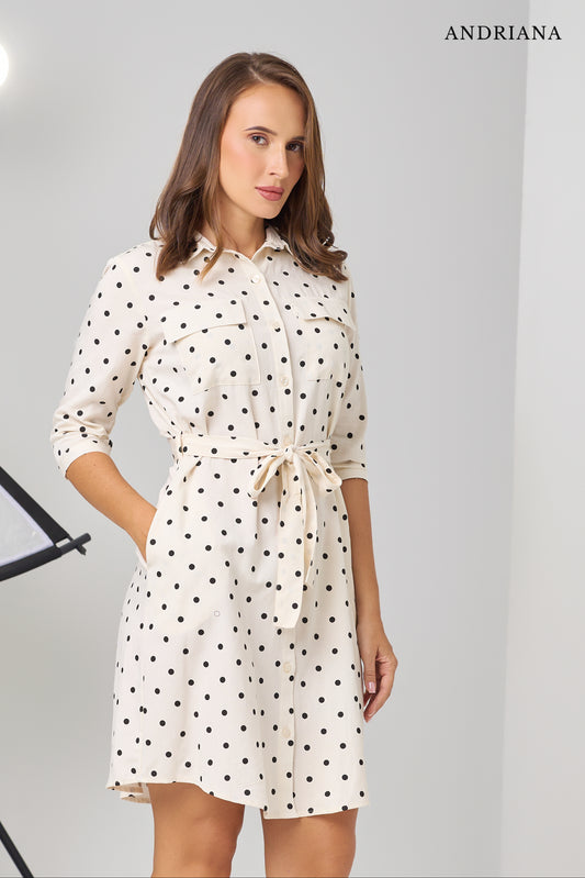 ANDRIANA Women's White Formal Dress