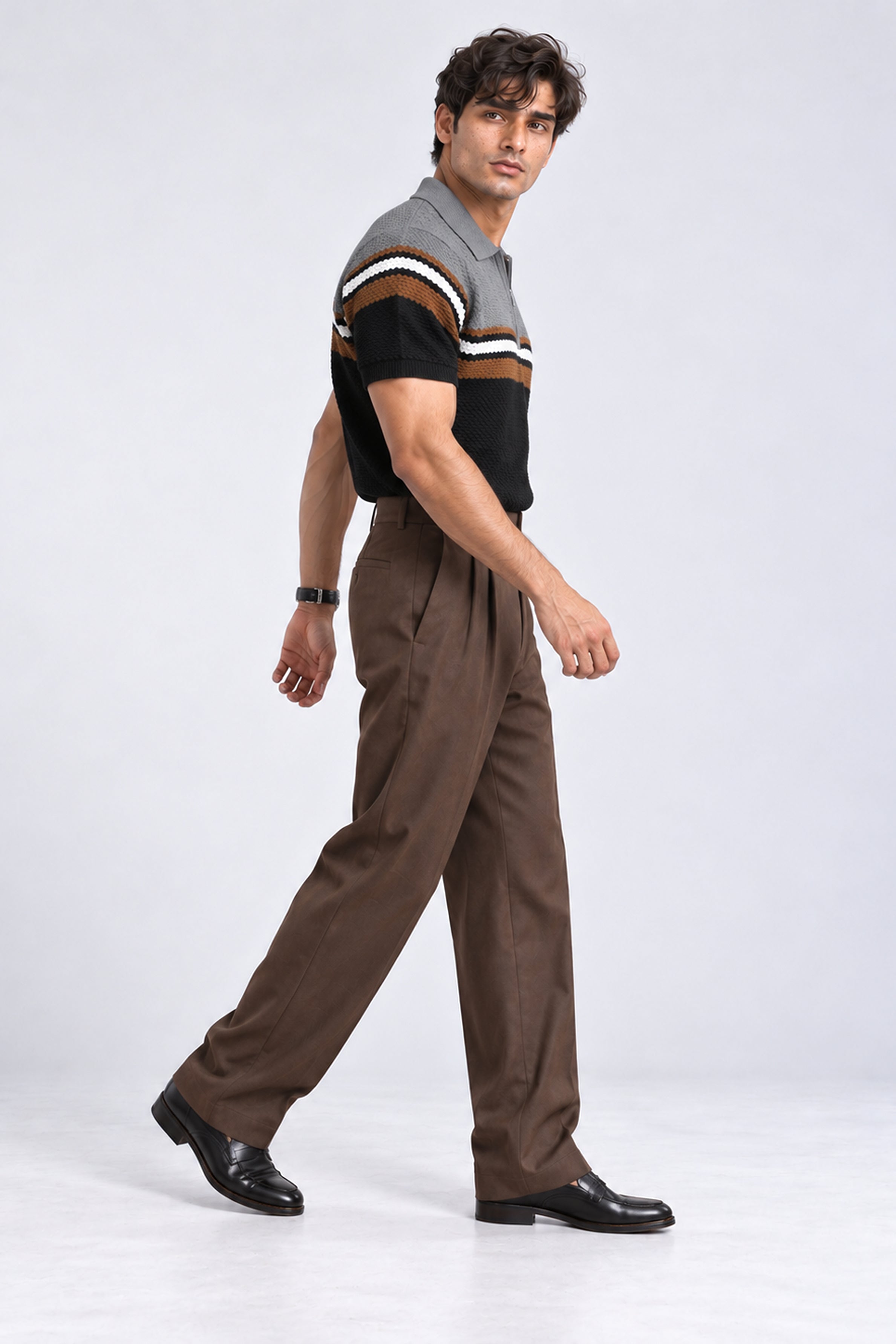 King Street Men’s POLO Tees - Steel Gray