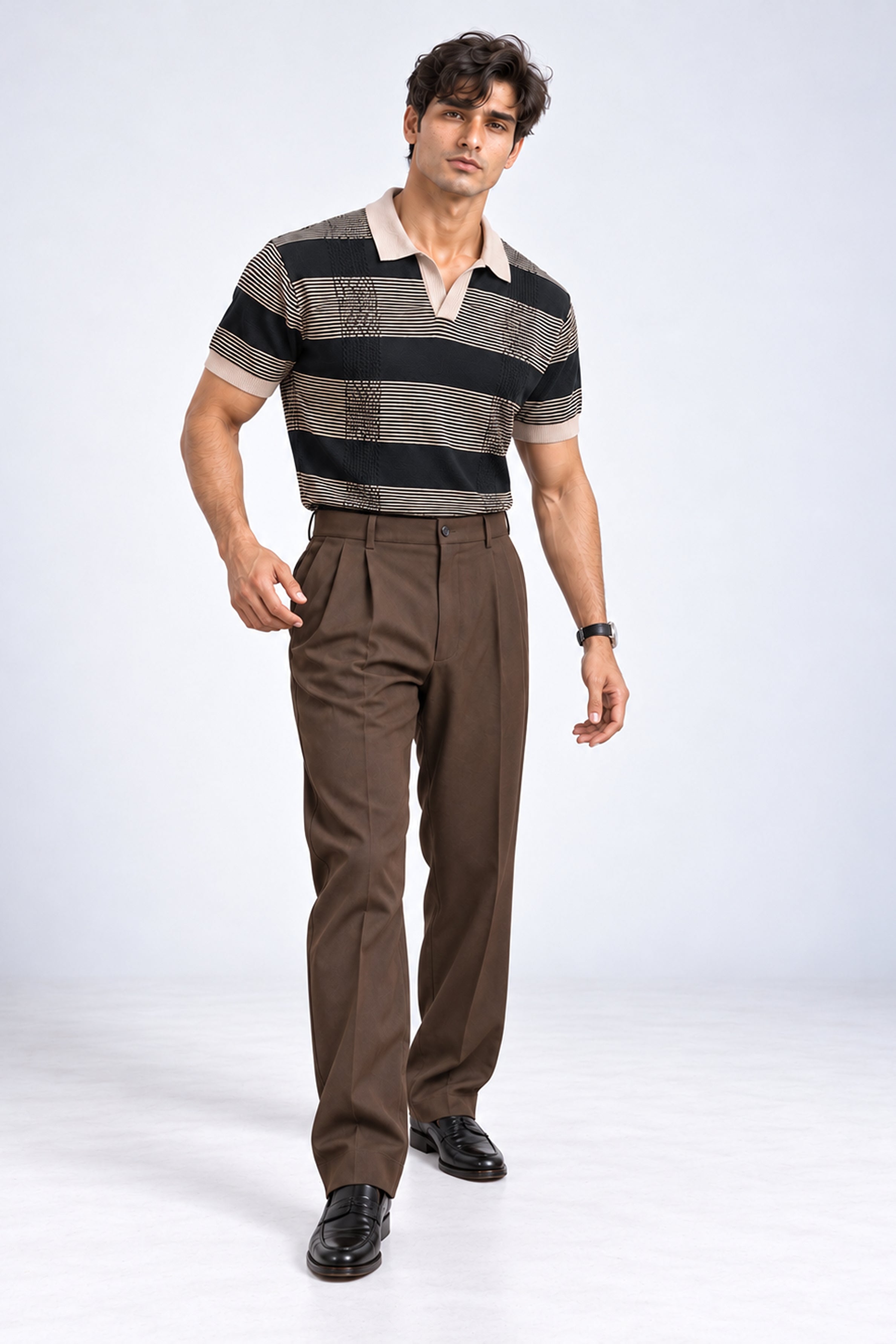 King Street Men’s POLO Tees - Black