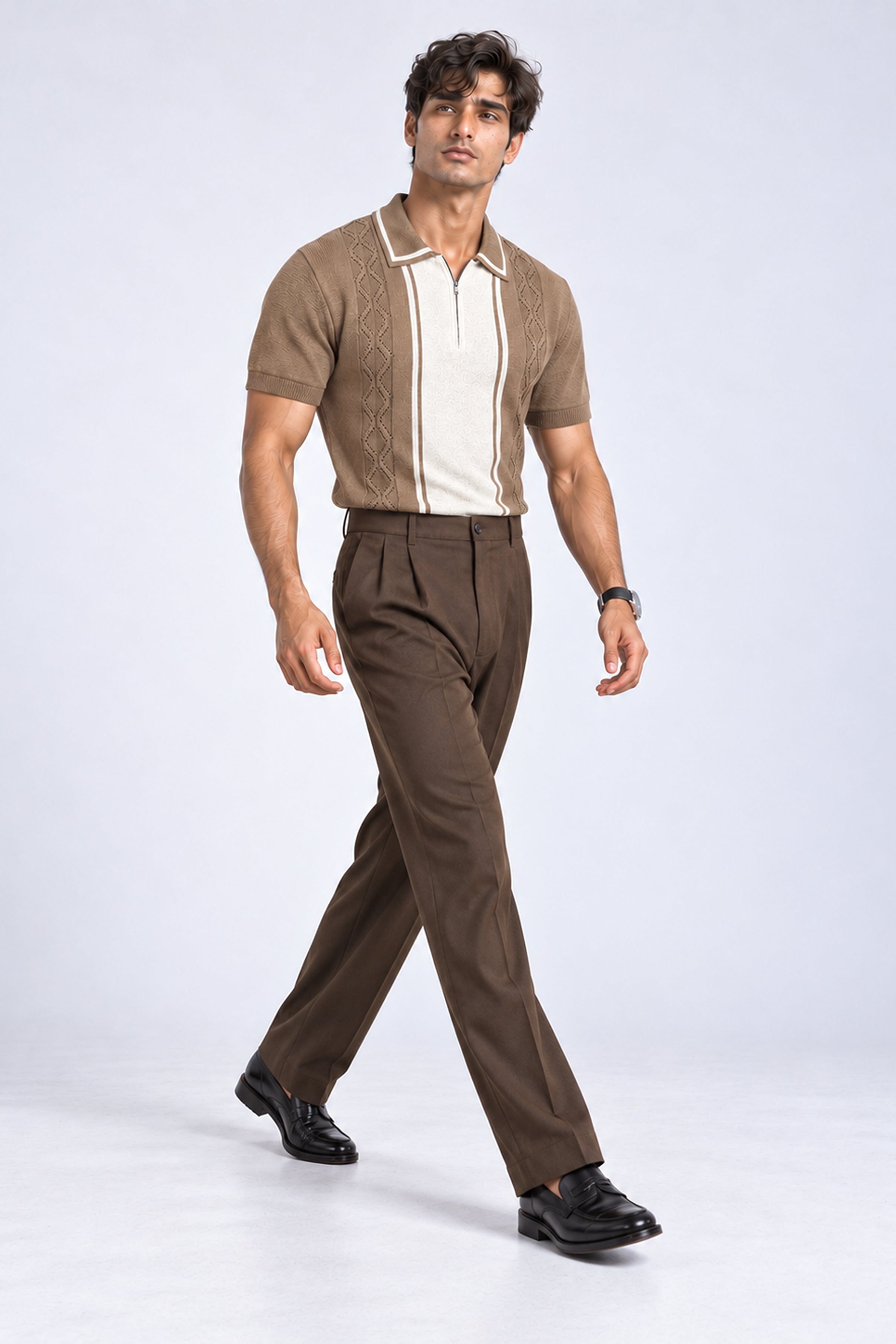 King Street Men’s POLO Tees - Khaki