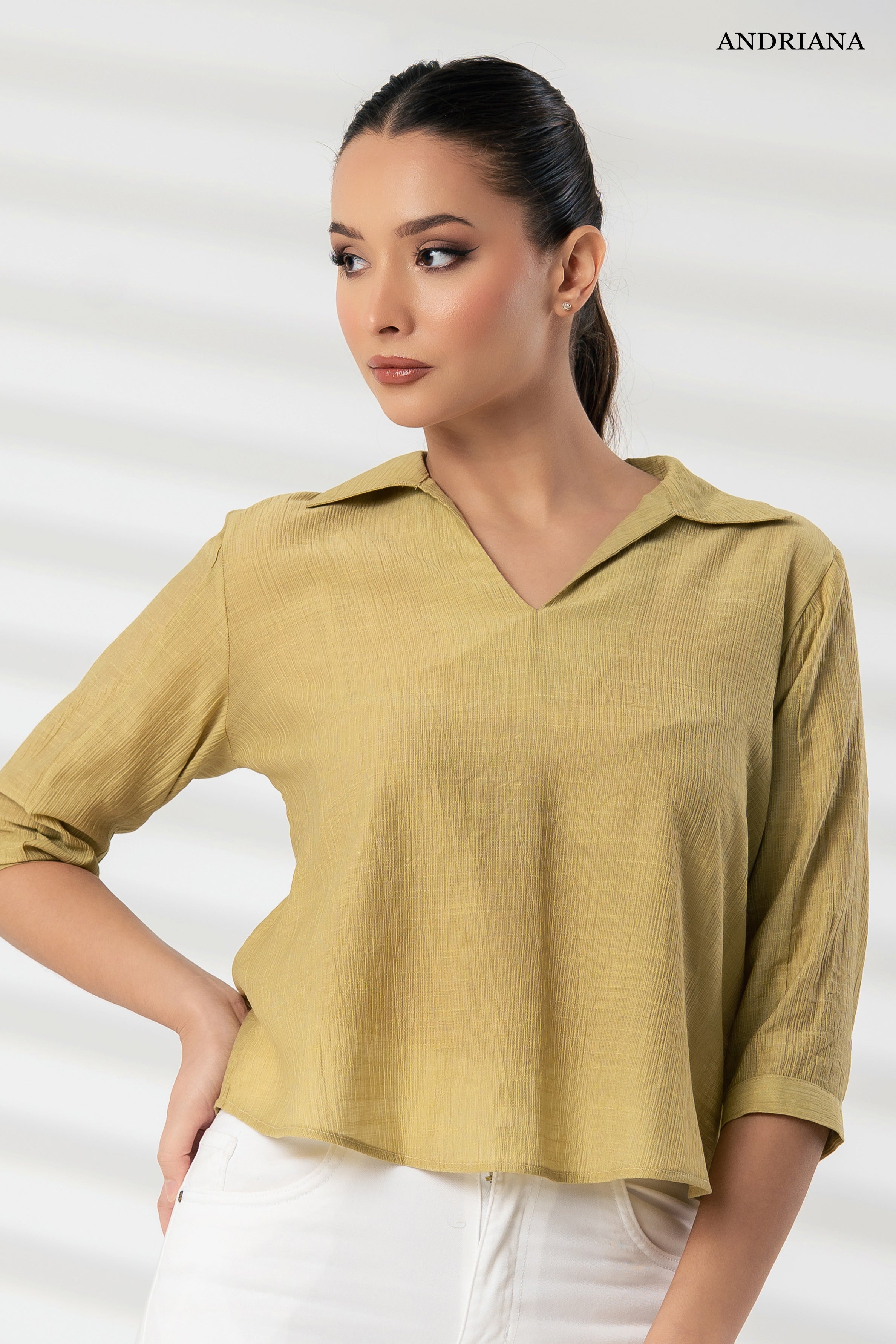 ANDRIANA Women's Formal Blouse