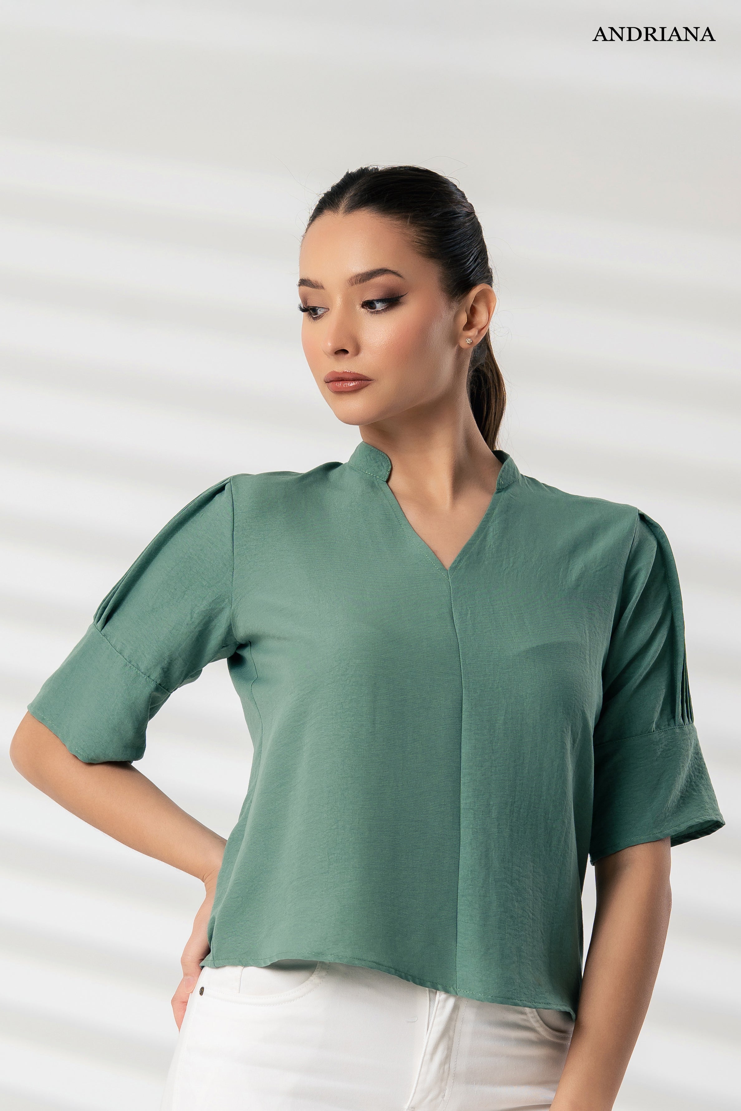 ANDRIANA Women's Formal Blouse