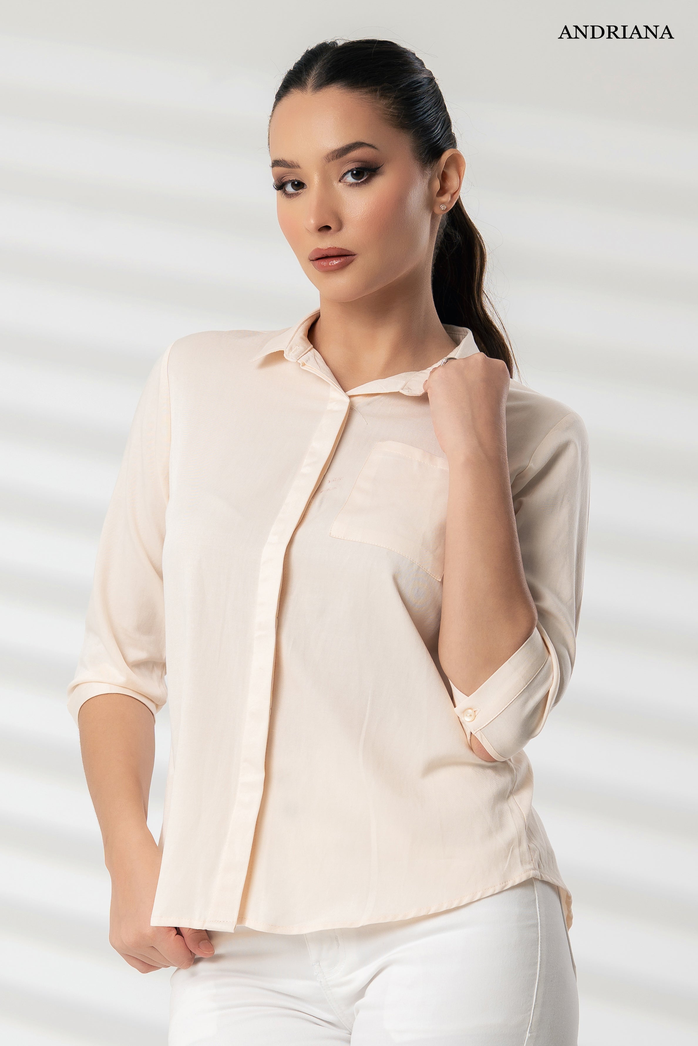 ANDRIANA Women's Formal Blouse