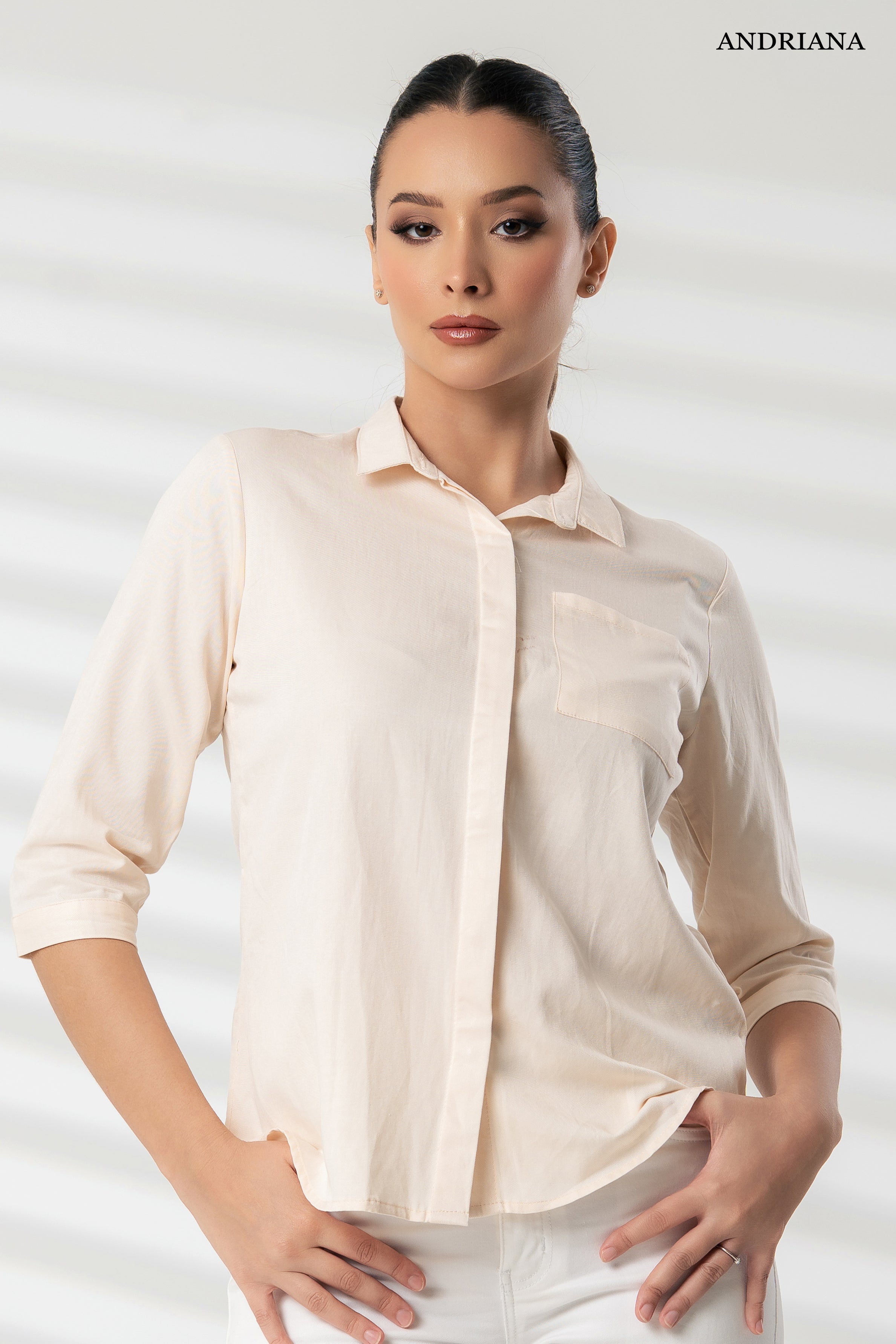 ANDRIANA Women's Formal Blouse
