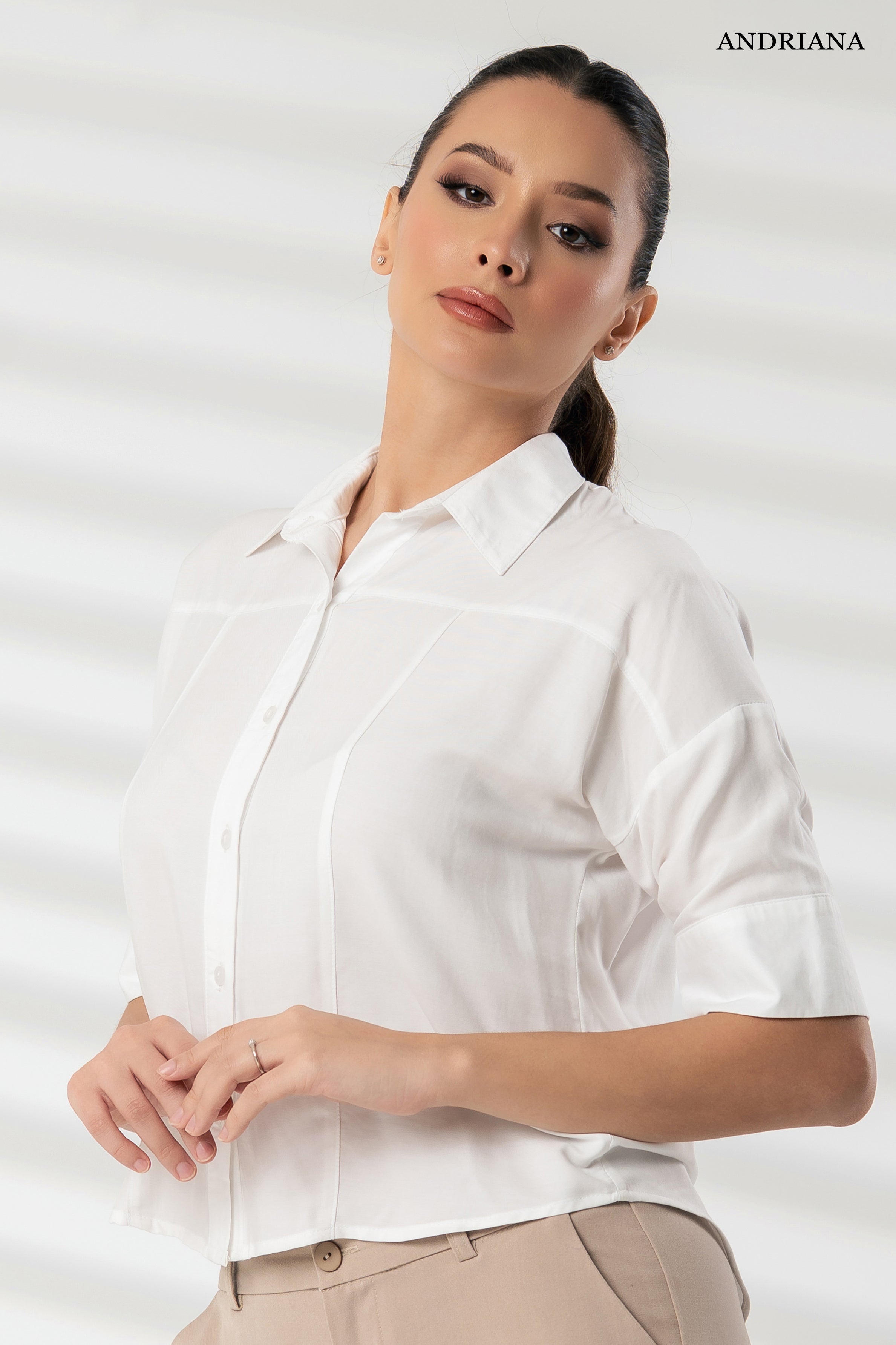 ANDRIANA Women's Formal Blouse