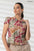 ANDRIANA Women's Printed Formal Blouse