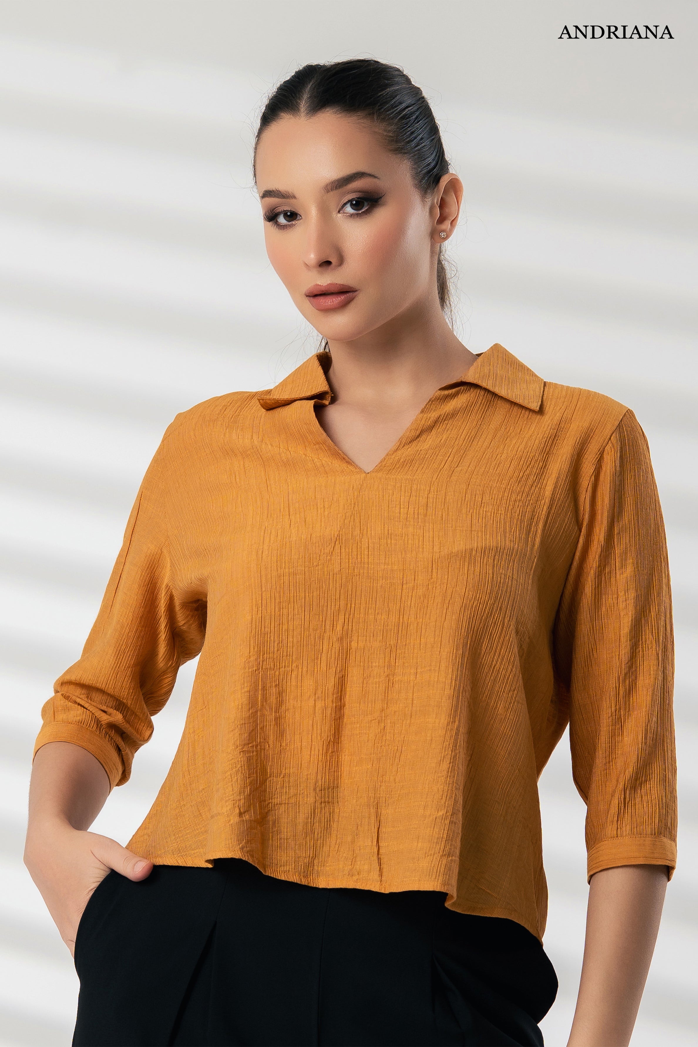 ANDRIANA Women's Formal Blouse