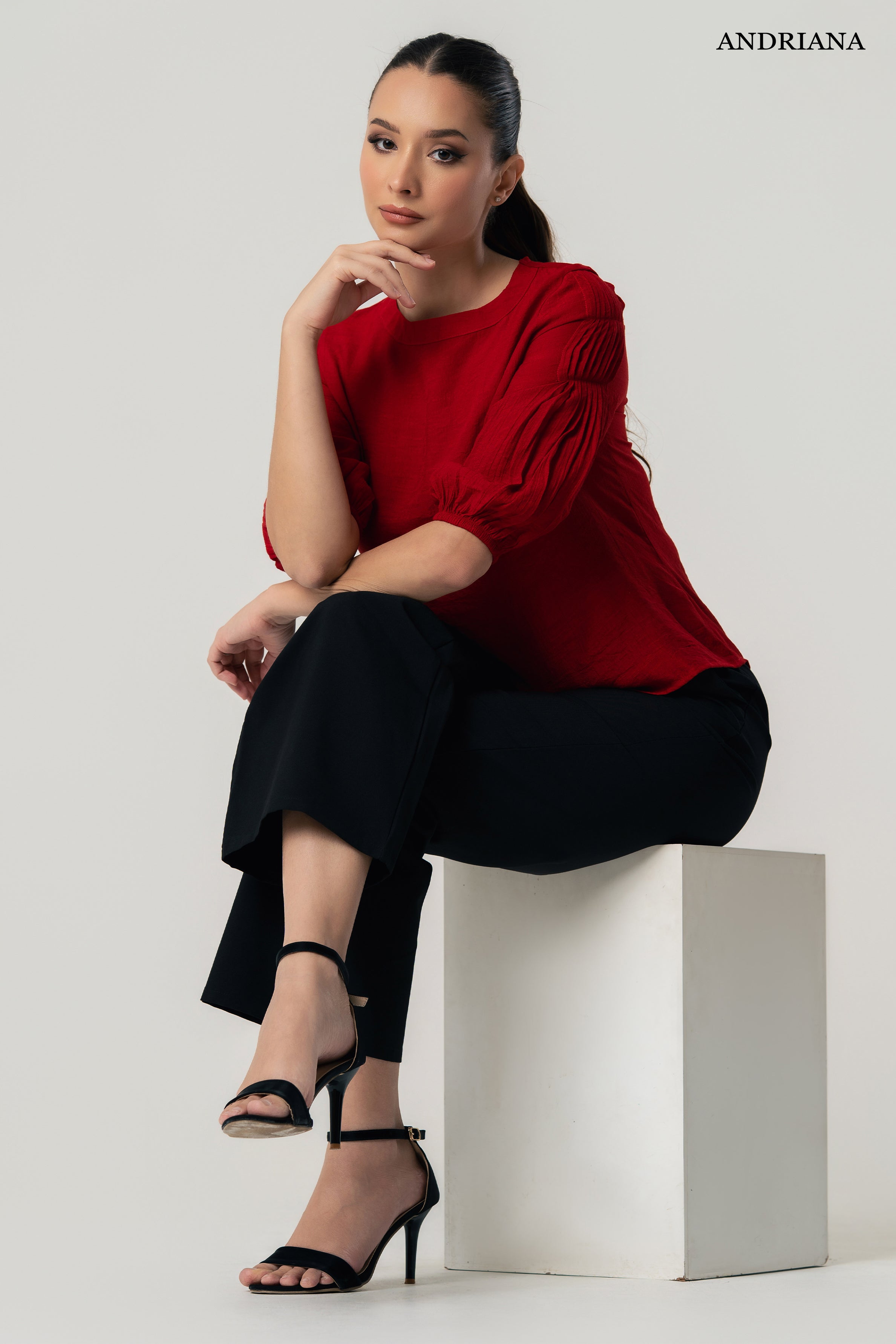 Andriana Ladies Office Top