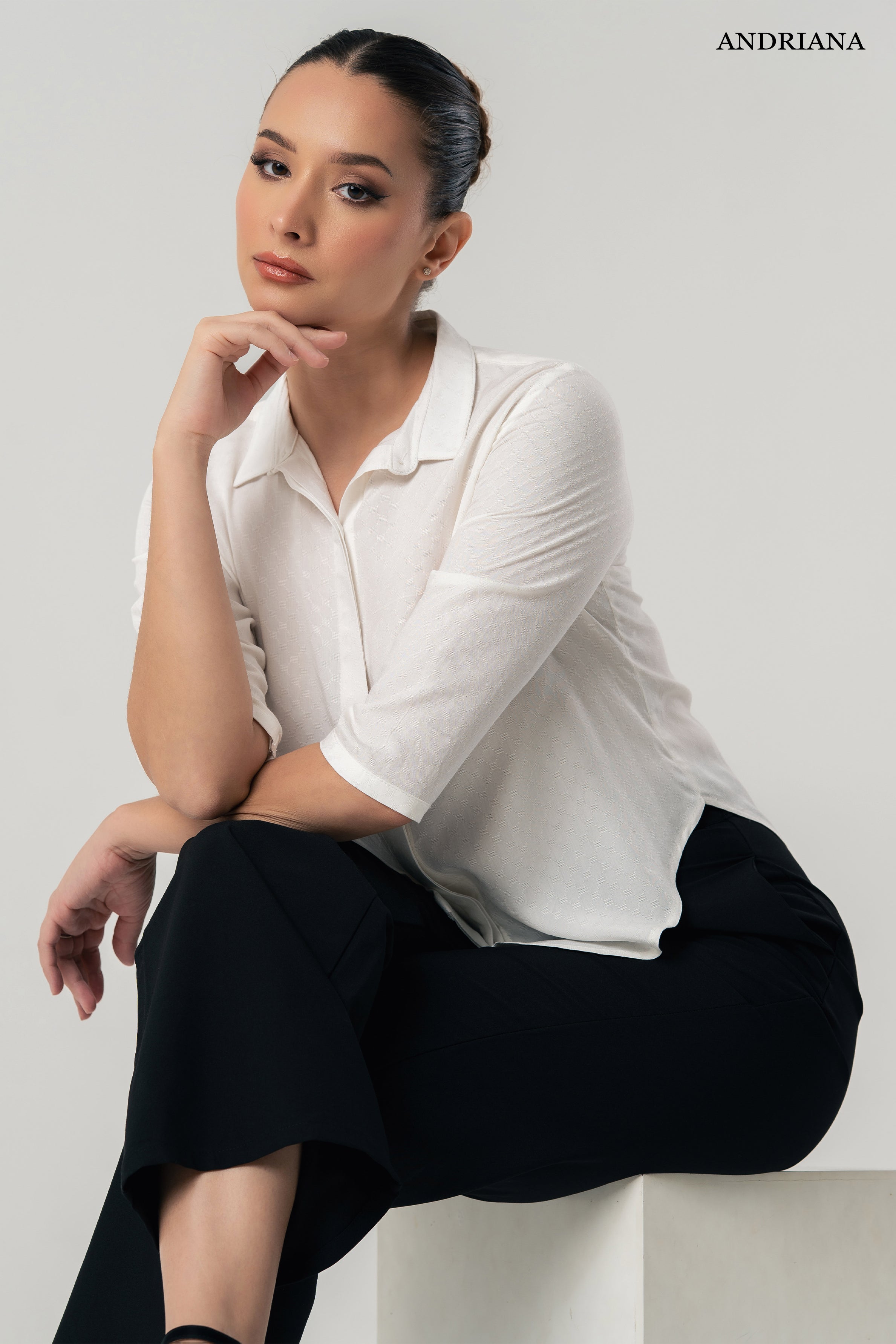 ANDRIANA Women's Formal Blouse