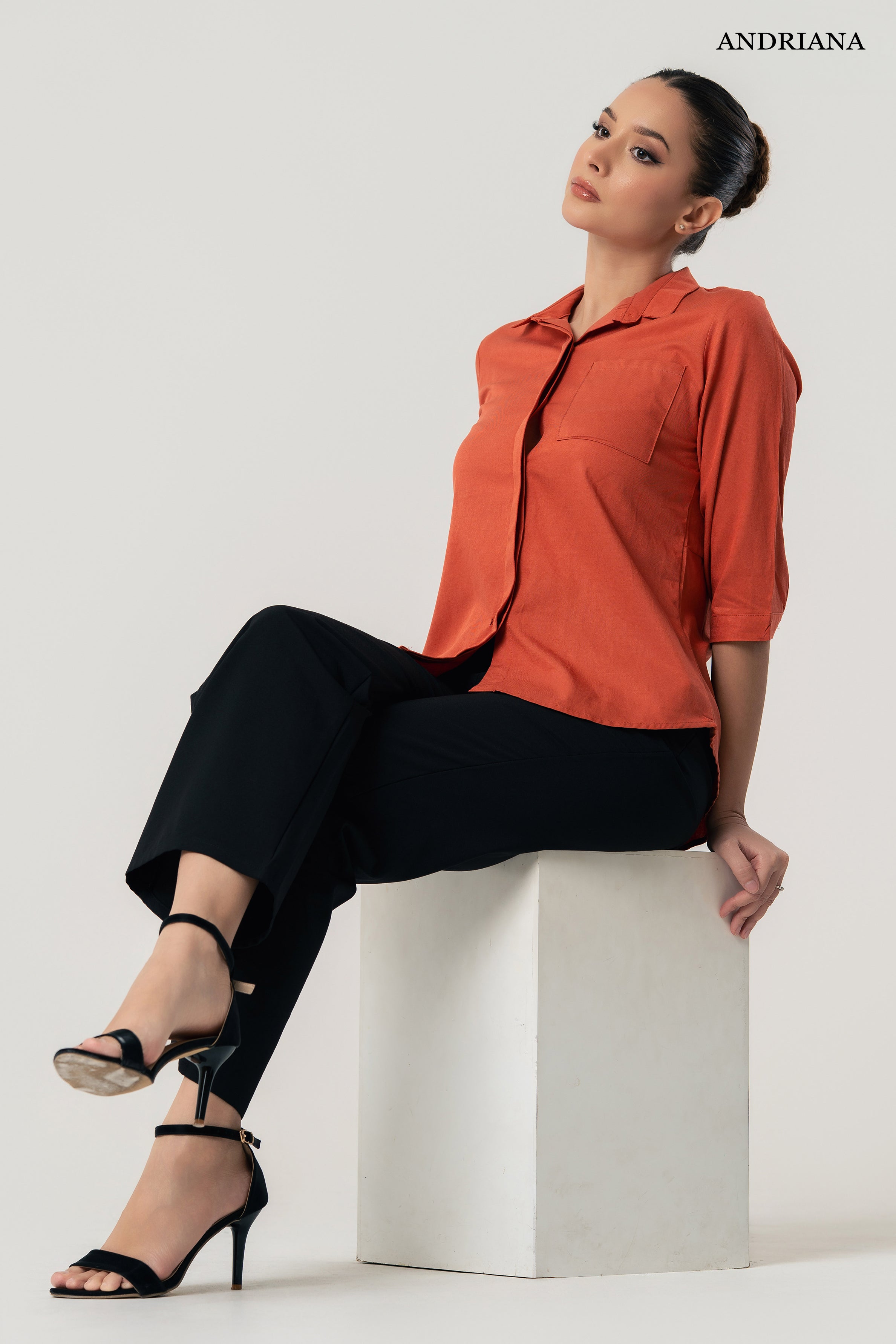 ANDRIANA Women's Formal Blouse