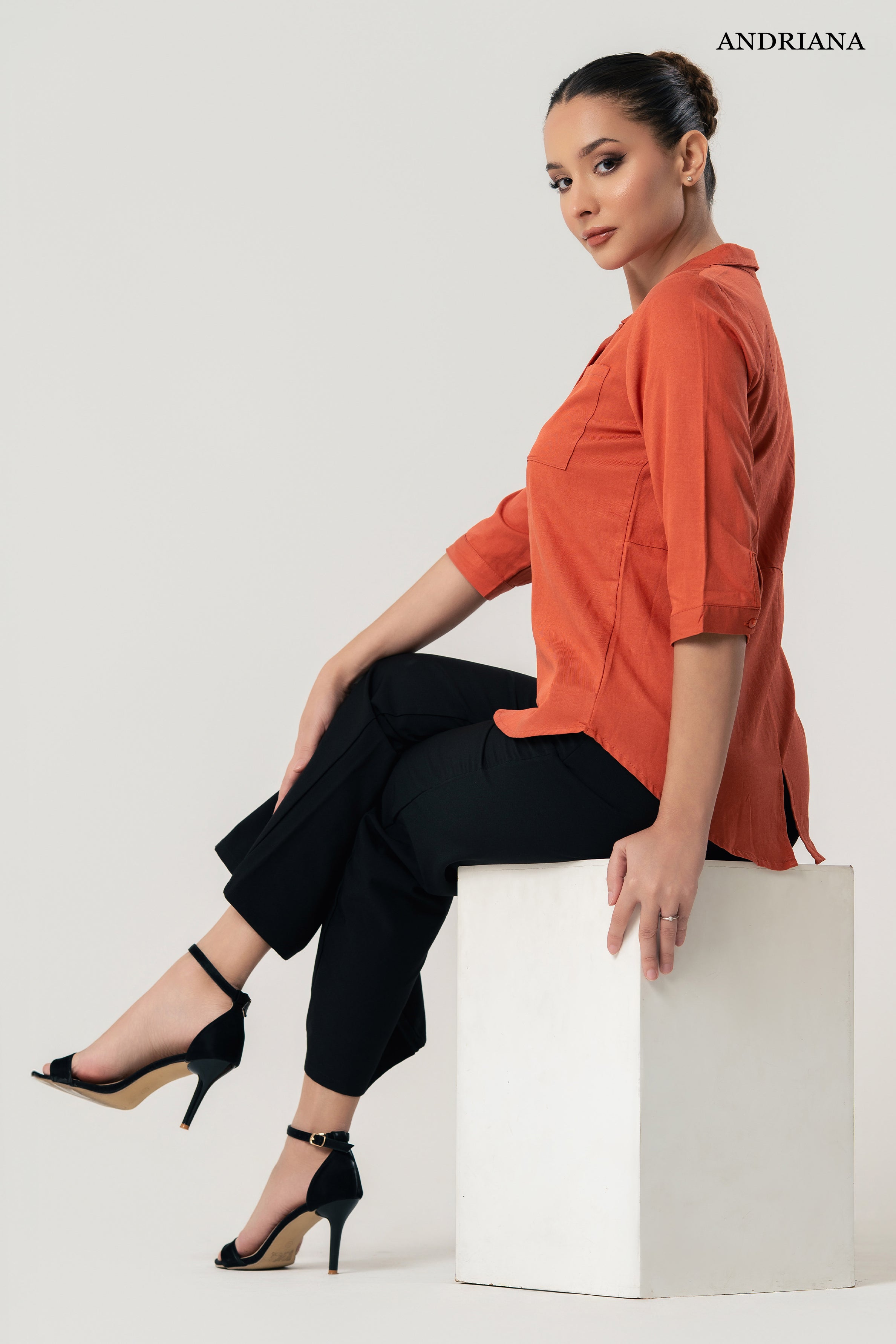 ANDRIANA Women's Formal Blouse
