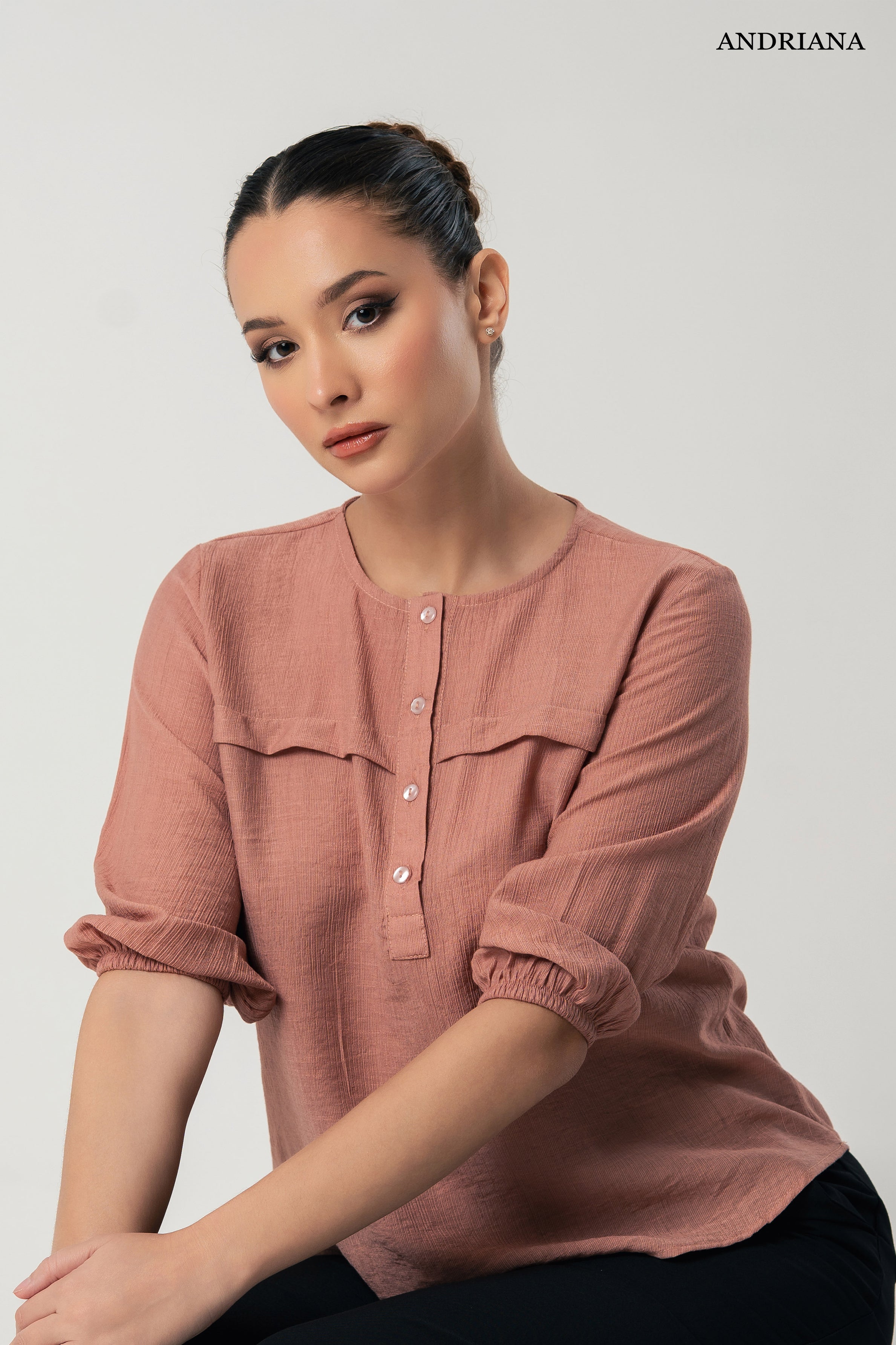 ANDRIANA Women's Formal Blouse
