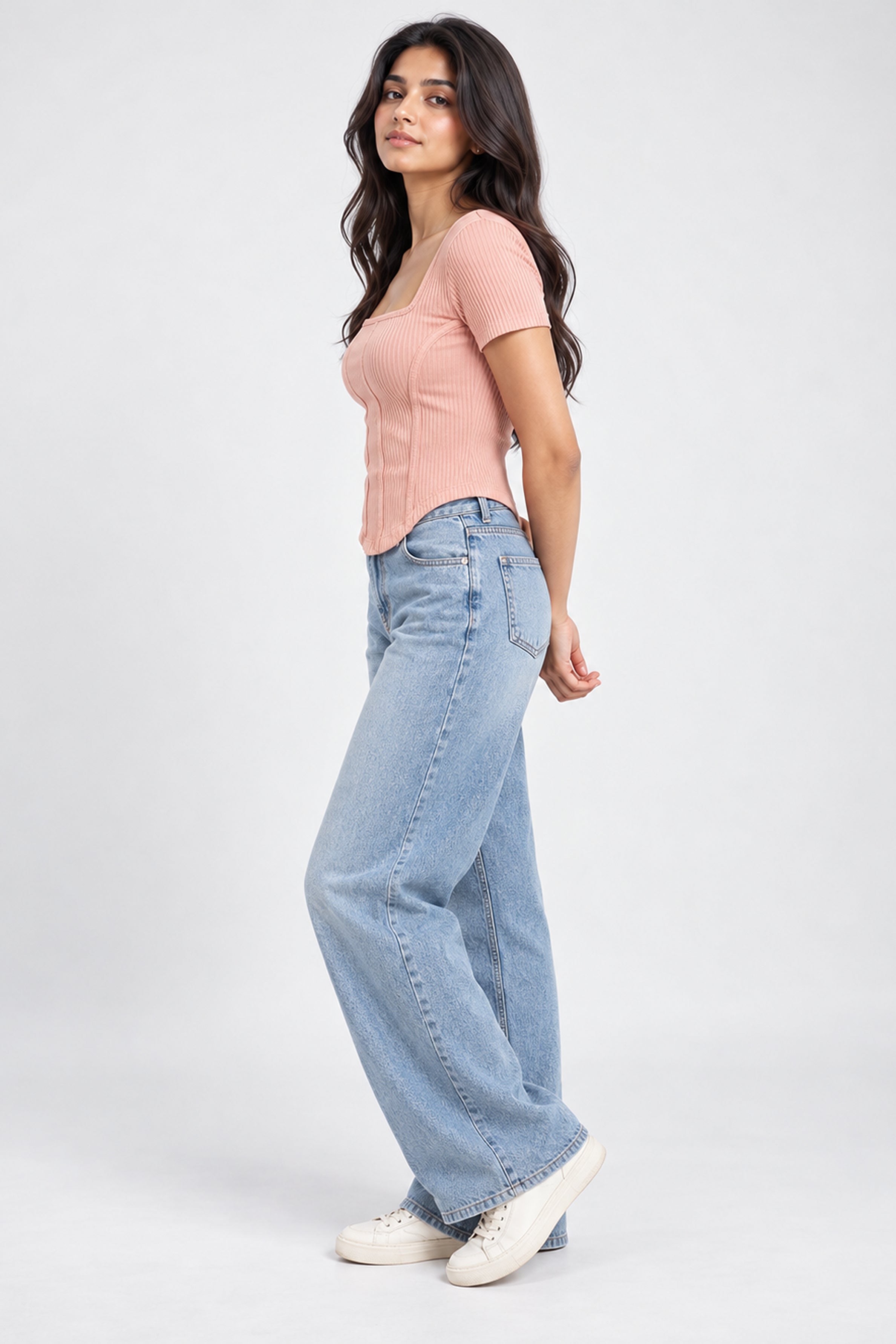 MODANO PETALS IN BLOOM Casual Top - Rose
