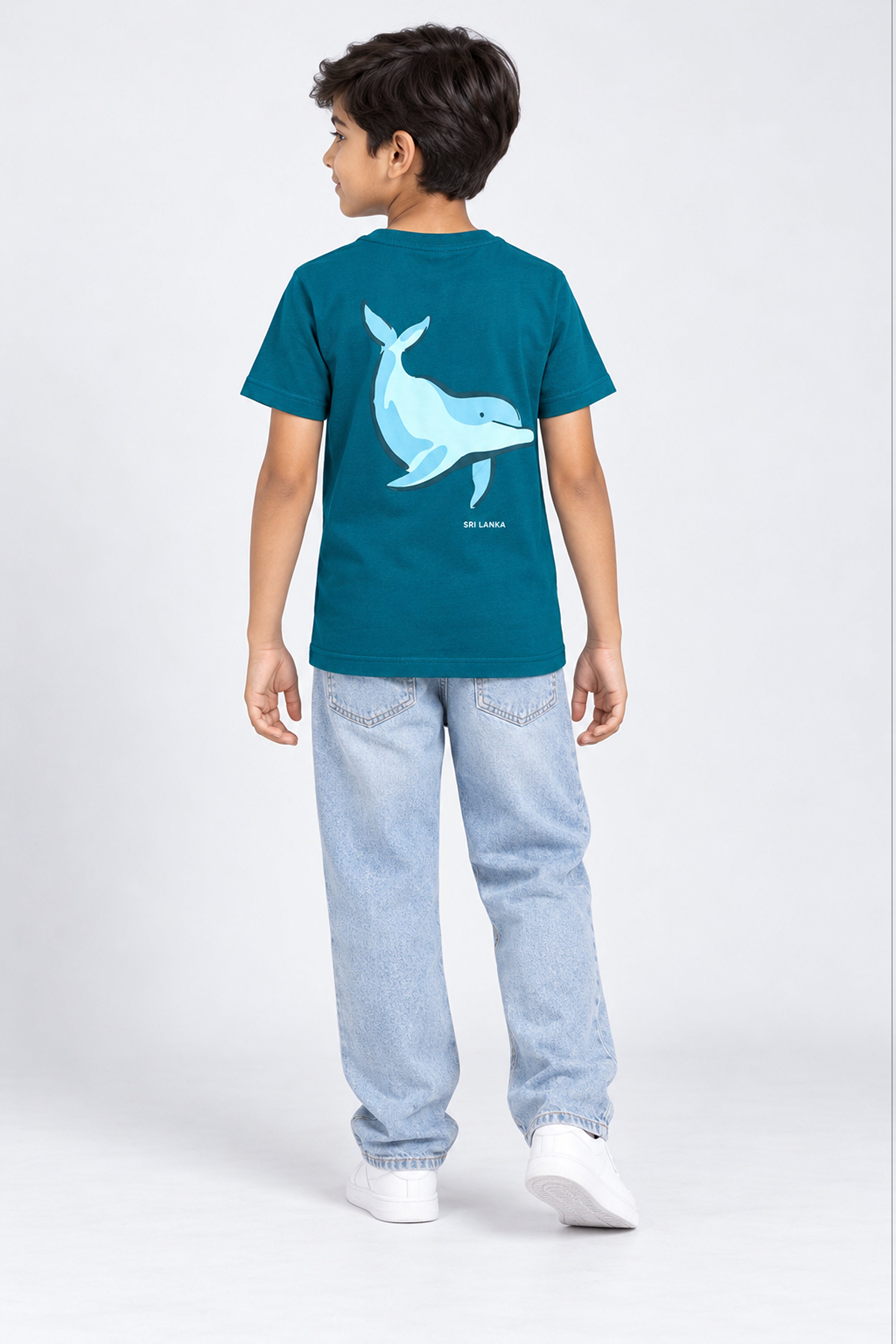 CORE Kid's Boys Crew Neck Tees - Dark Green