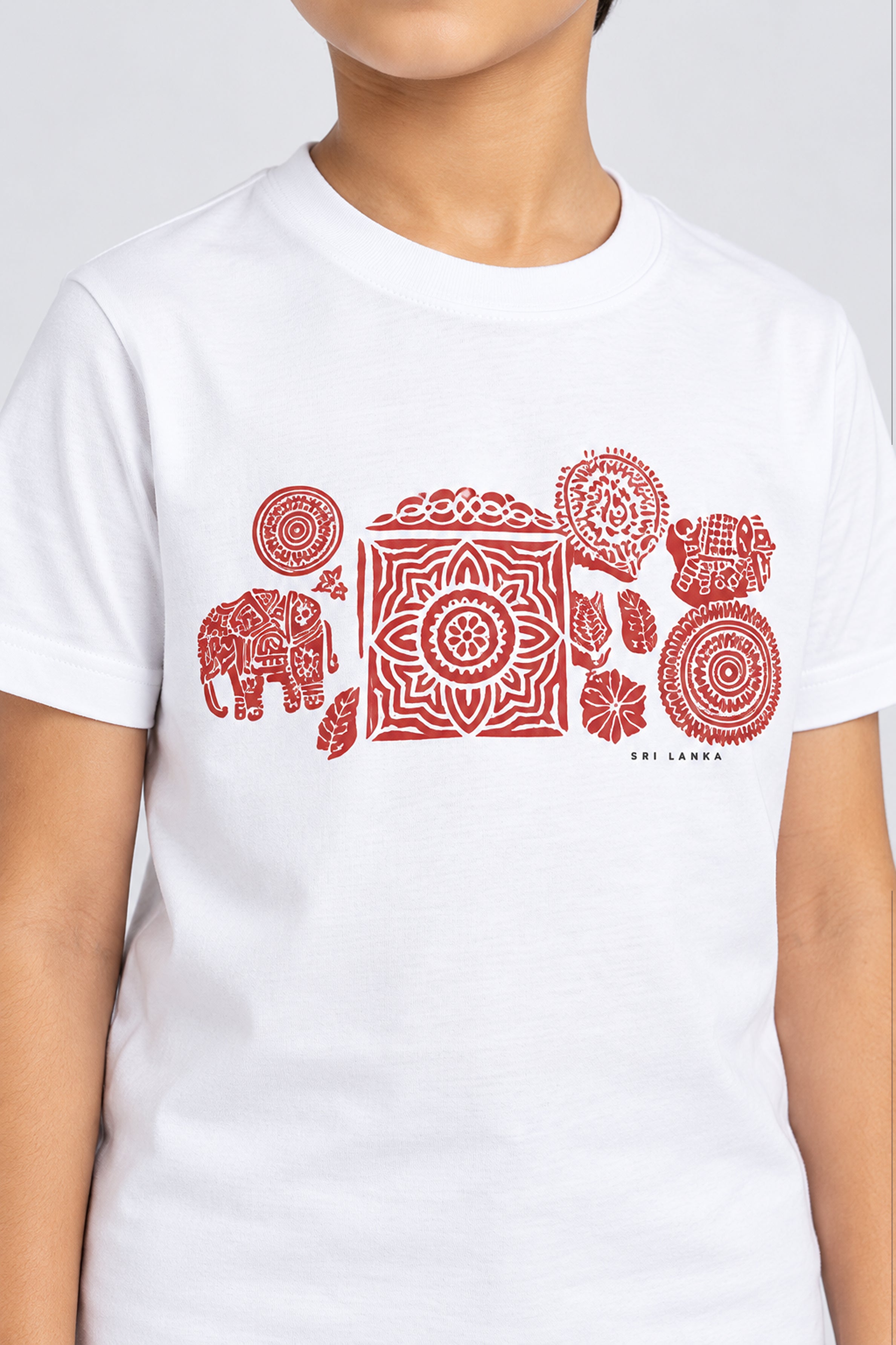 CORE Kid's Boys Crew Neck Tees - White