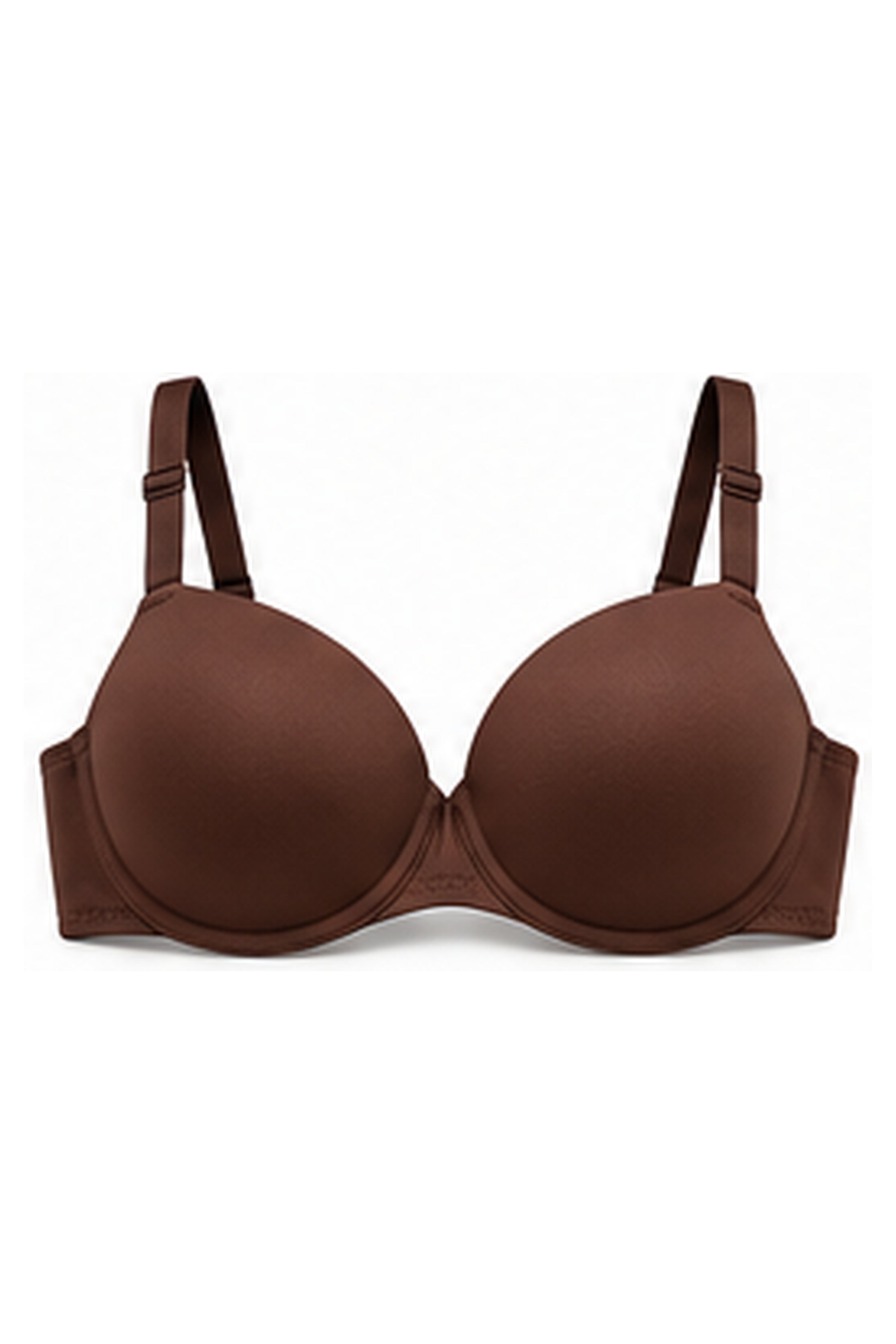 ENVOGUE Women's Wired Padded Bra - Brown