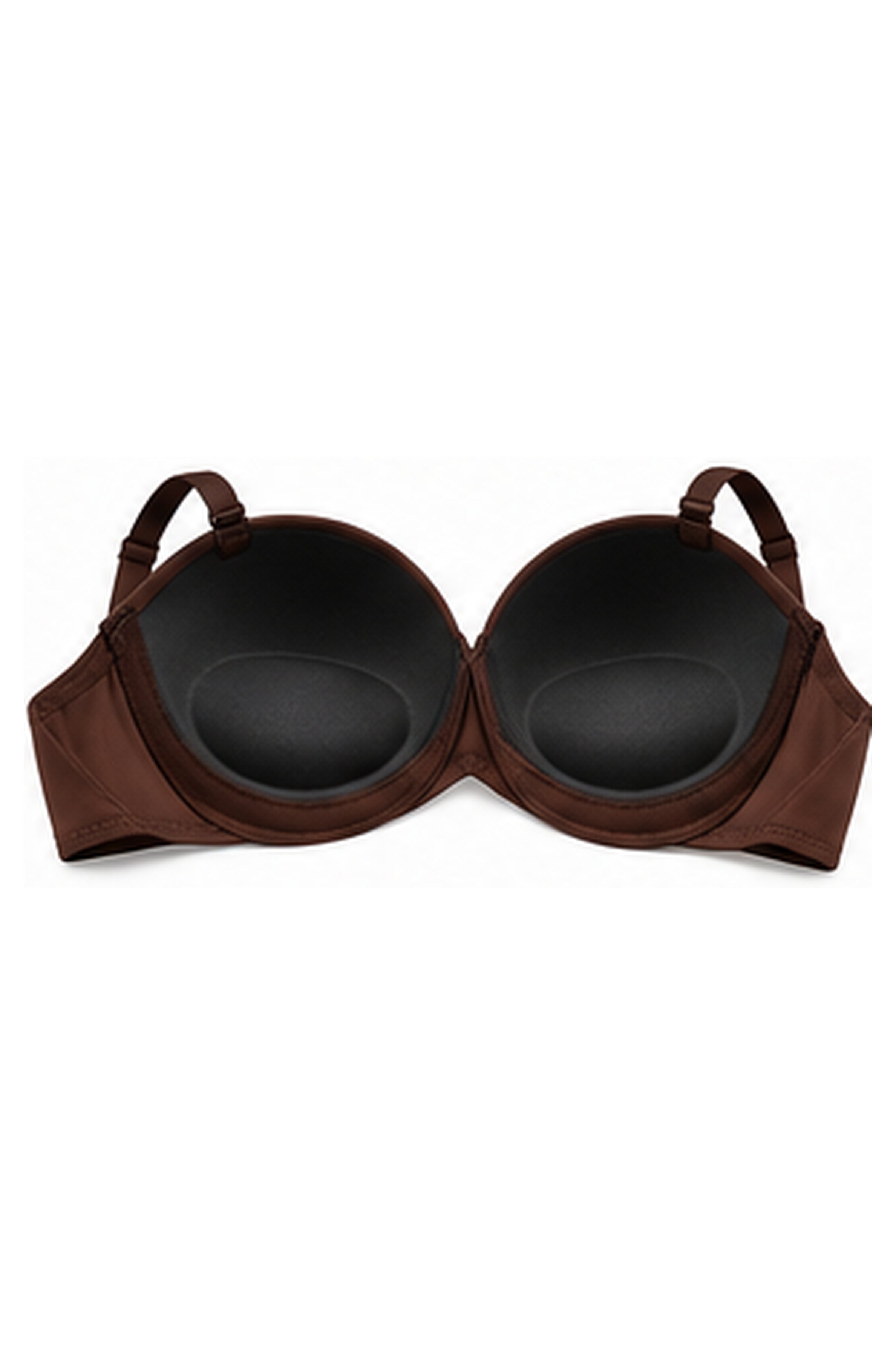 ENVOGUE Women's Wired Padded Bra - Brown