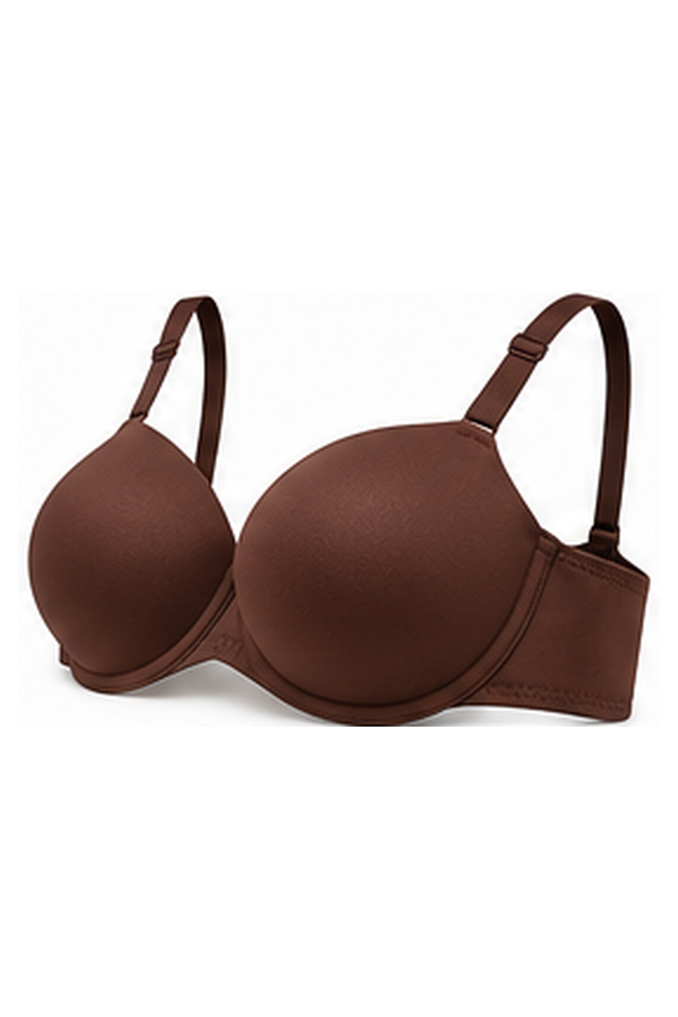 ENVOGUE Women's Wired Padded Bra - Brown