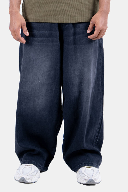 Hustle Men's Denim Jeans - Black