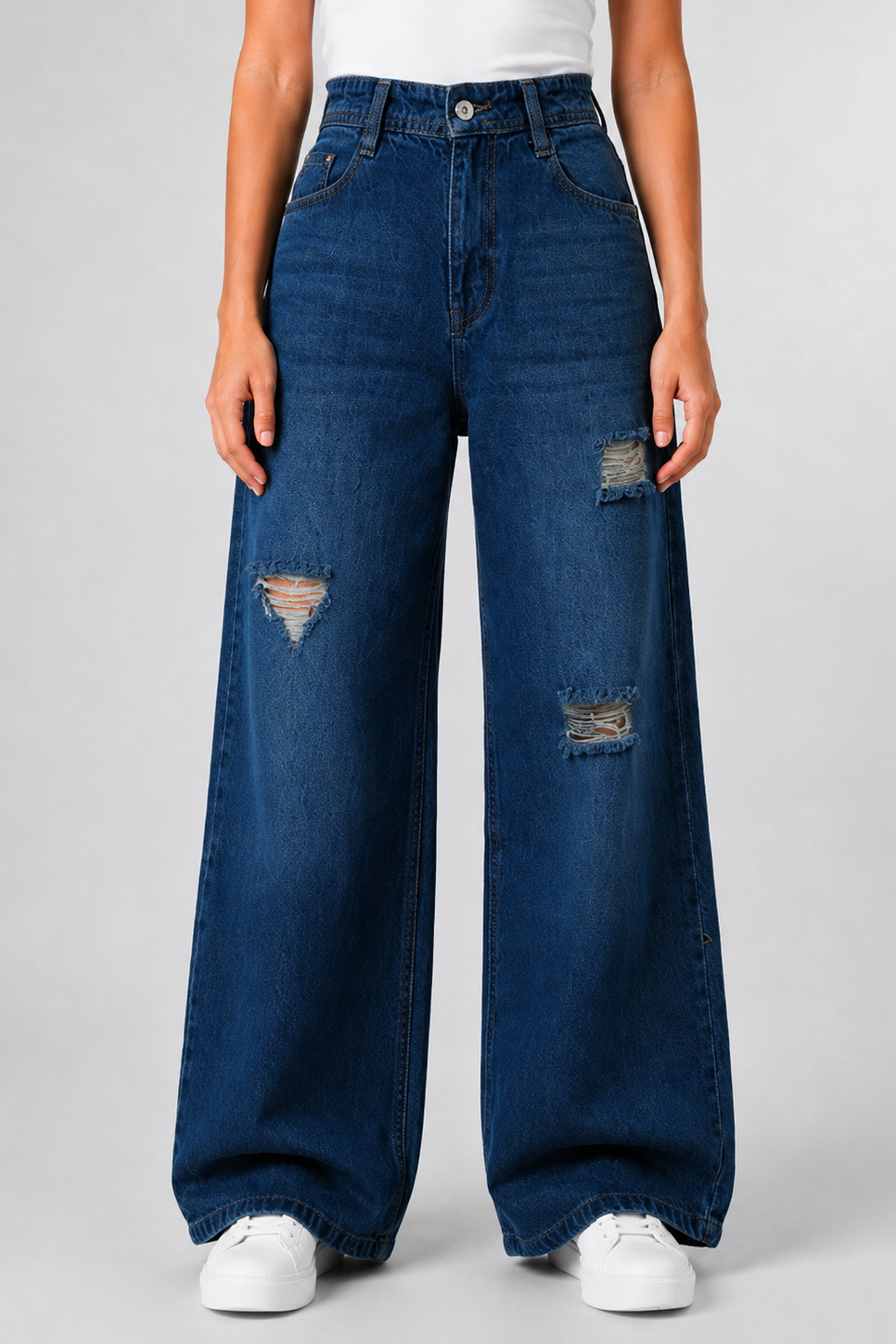 MODANO Women's Jeans - Dark Blue