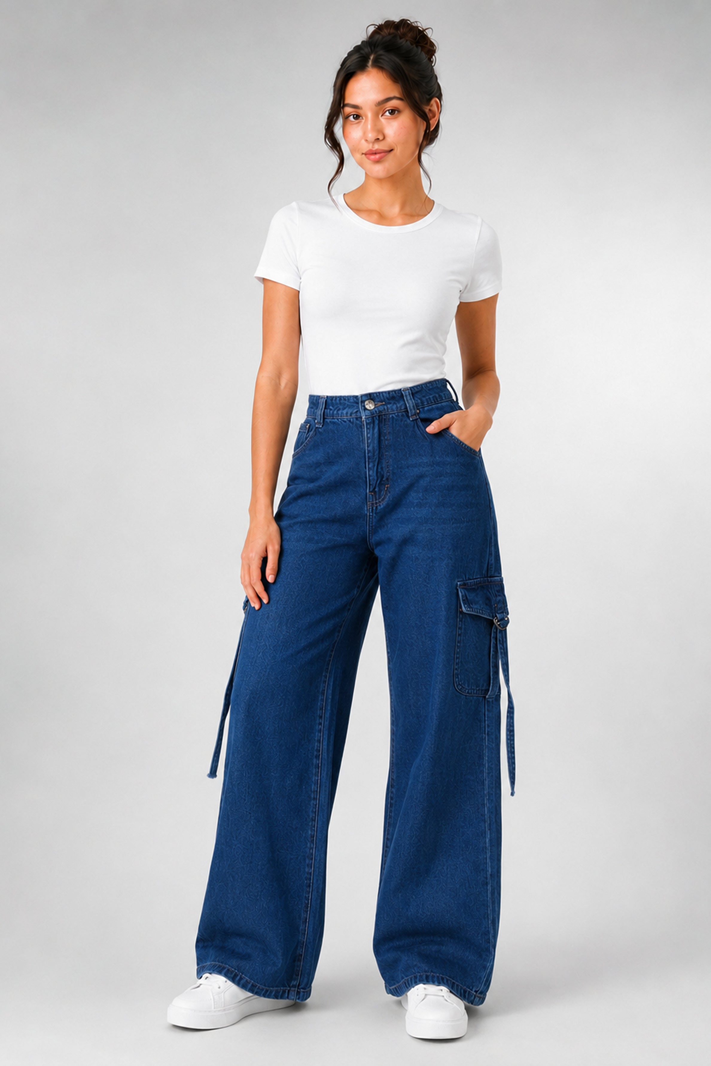 MODANO Women's Jeans - Light Blue