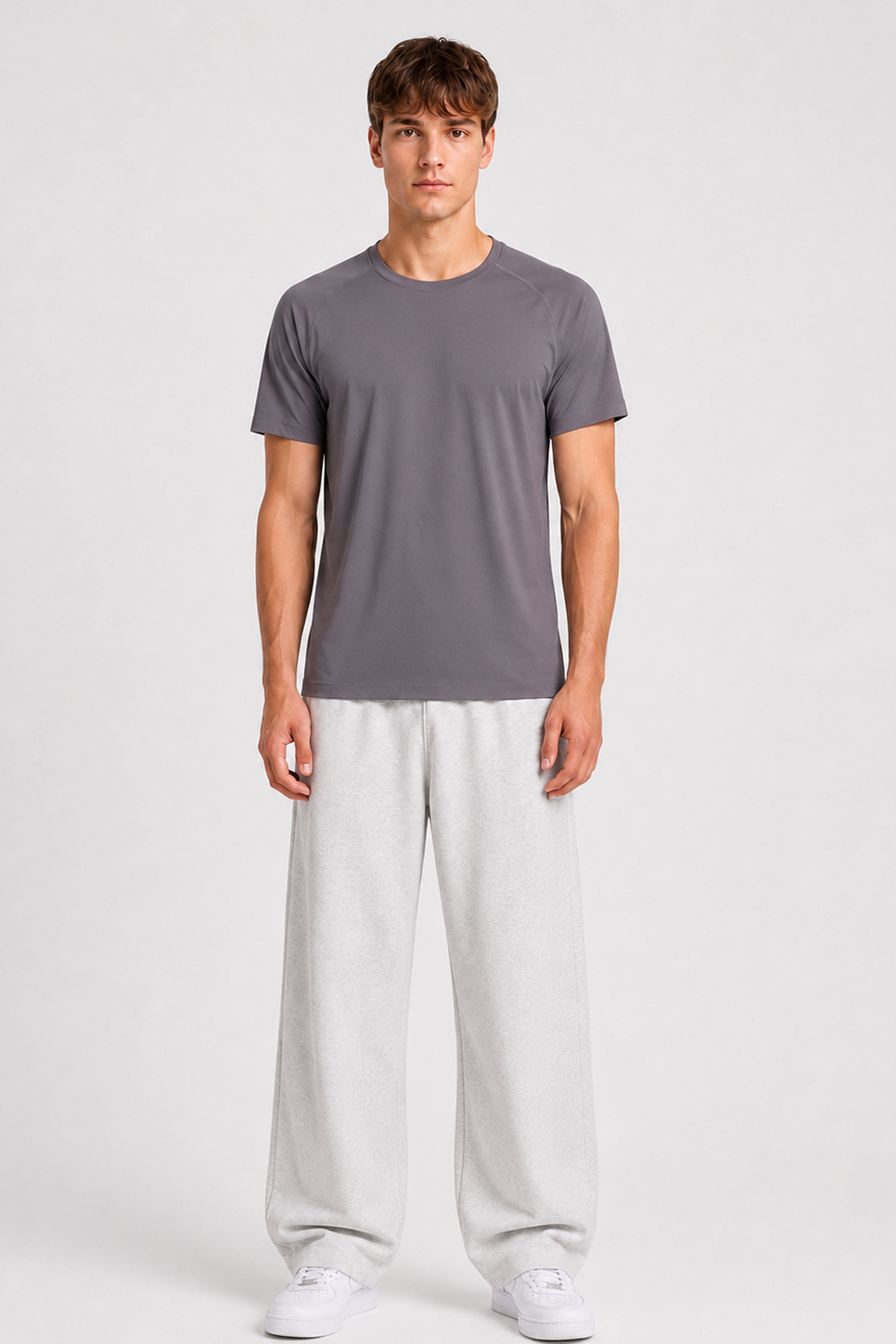 STRIDE Men’s Performance Sports Tee - Stone