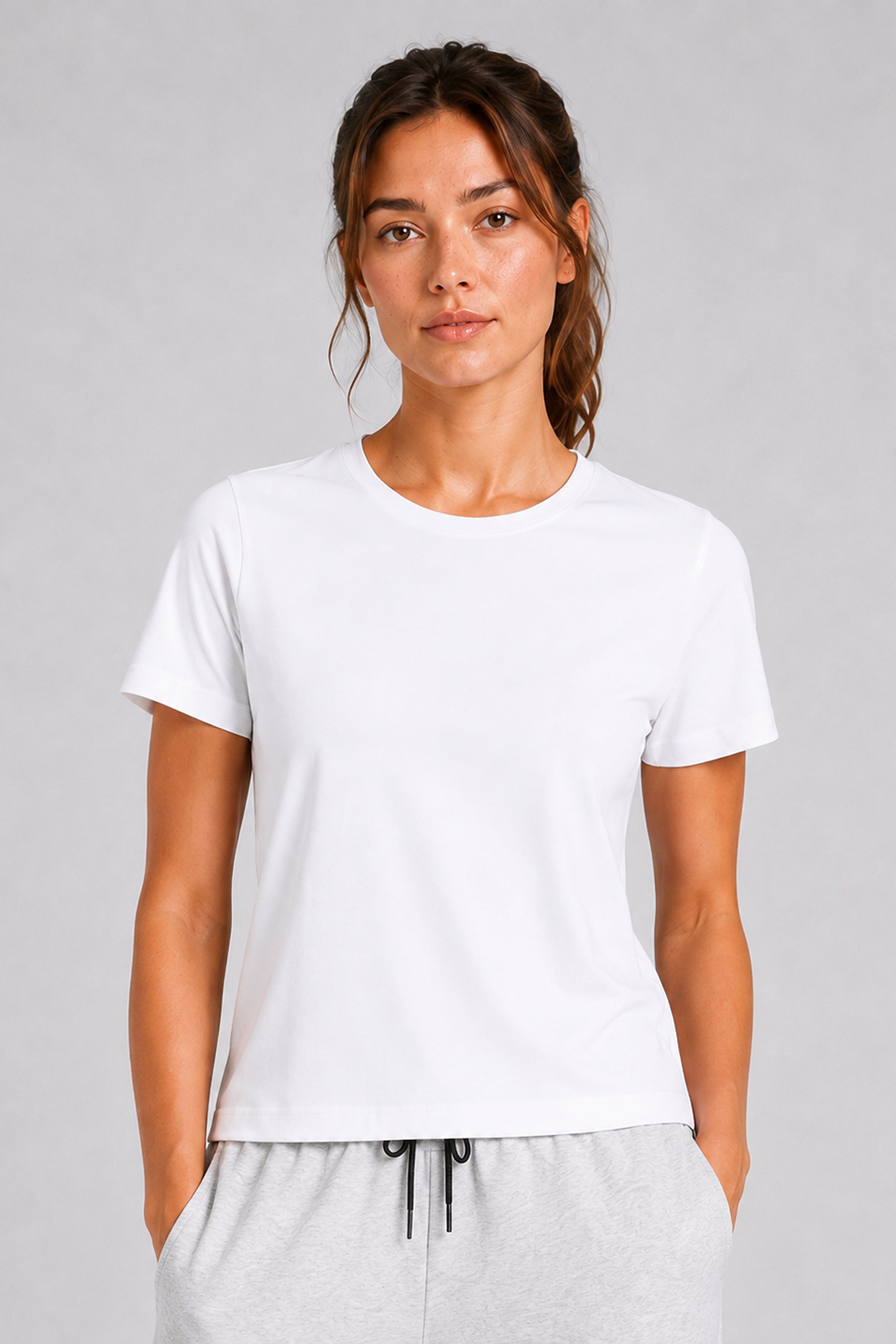 STRIDE Women's Performance Sports Tee - White