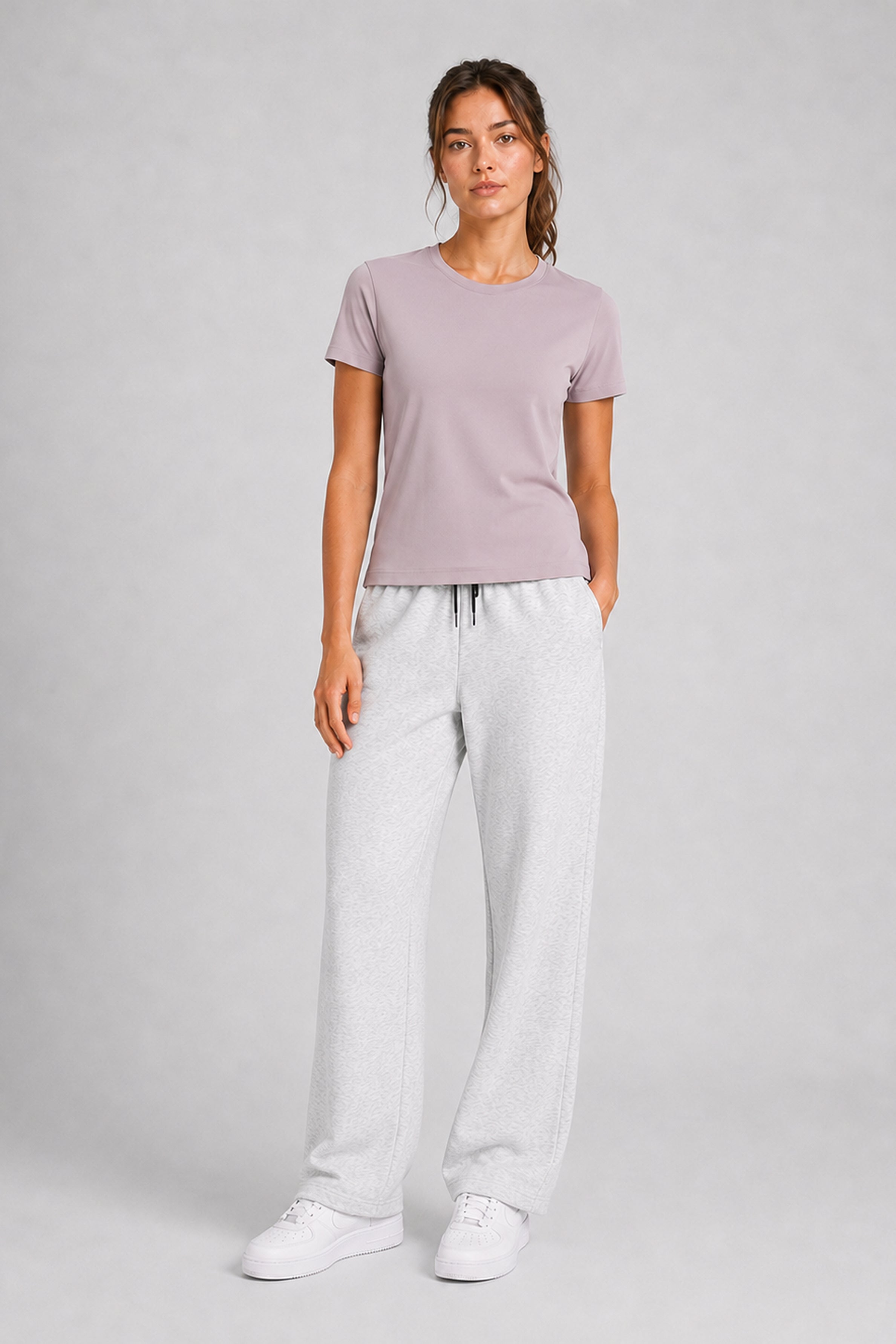 STRIDE Women's Performance Sports Tee - Taupe