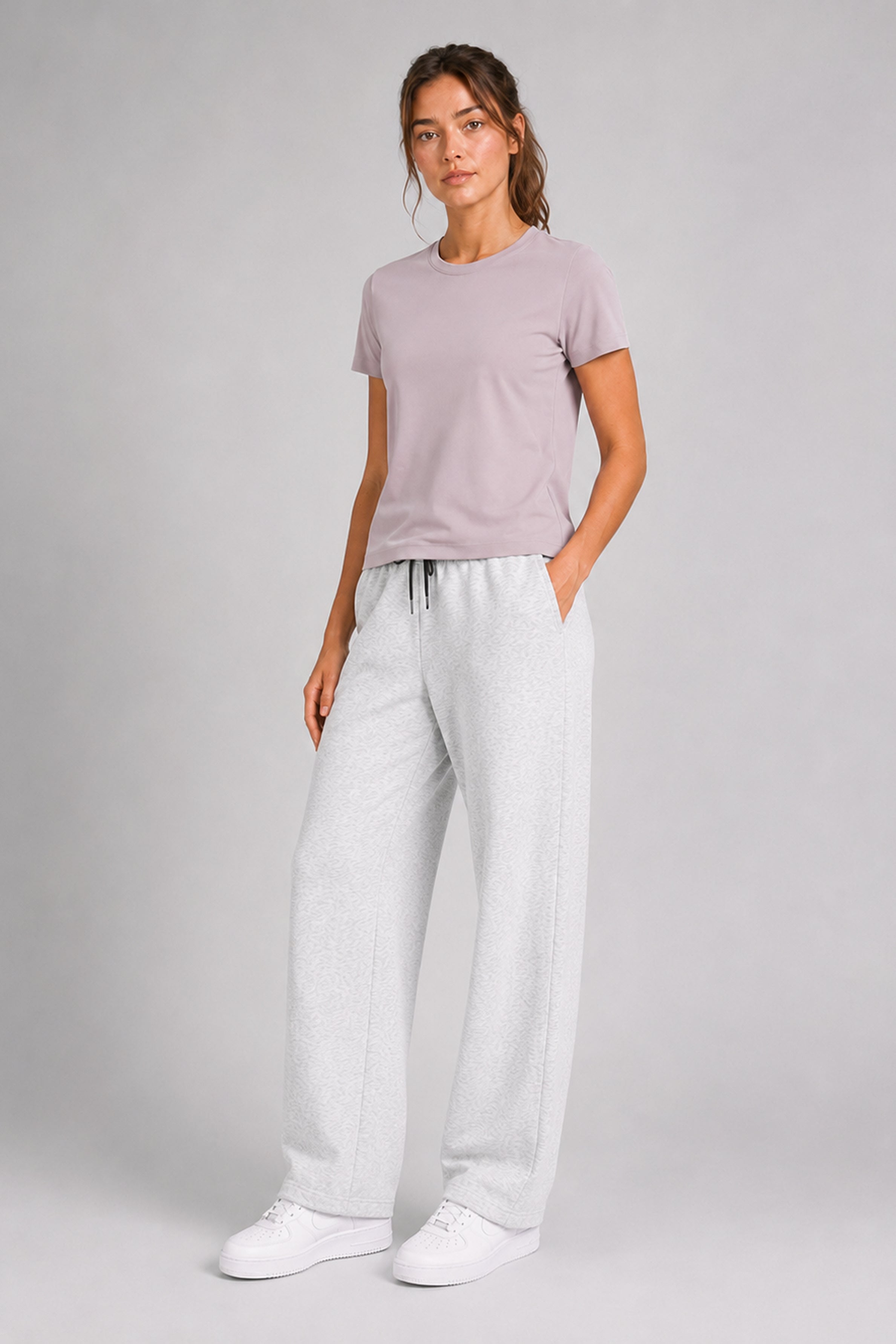 STRIDE Women's Performance Sports Tee - Taupe