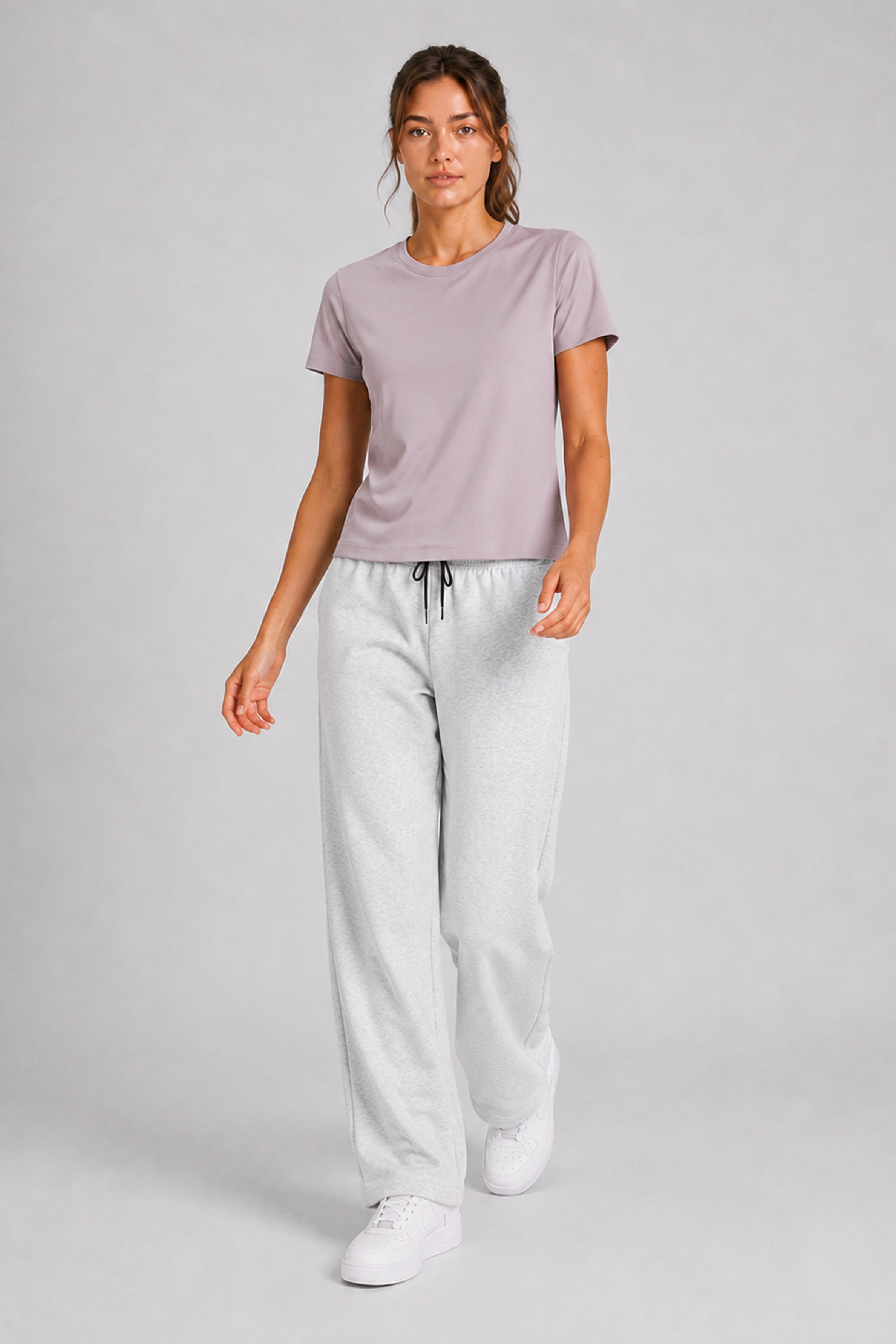 STRIDE Women's Performance Sports Tee - Taupe