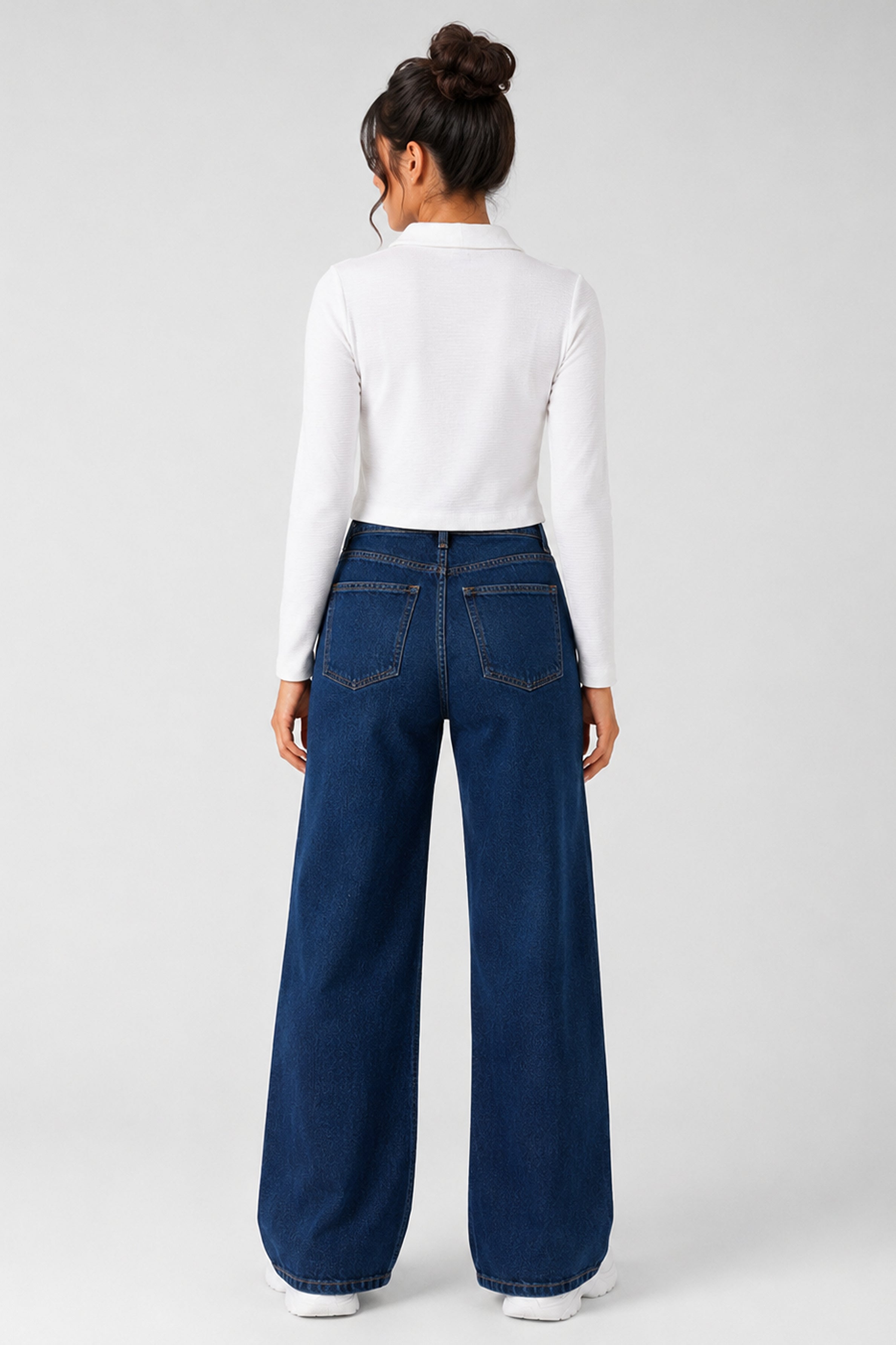 BASIC DROP MODANO Women's Casual Top - Off White