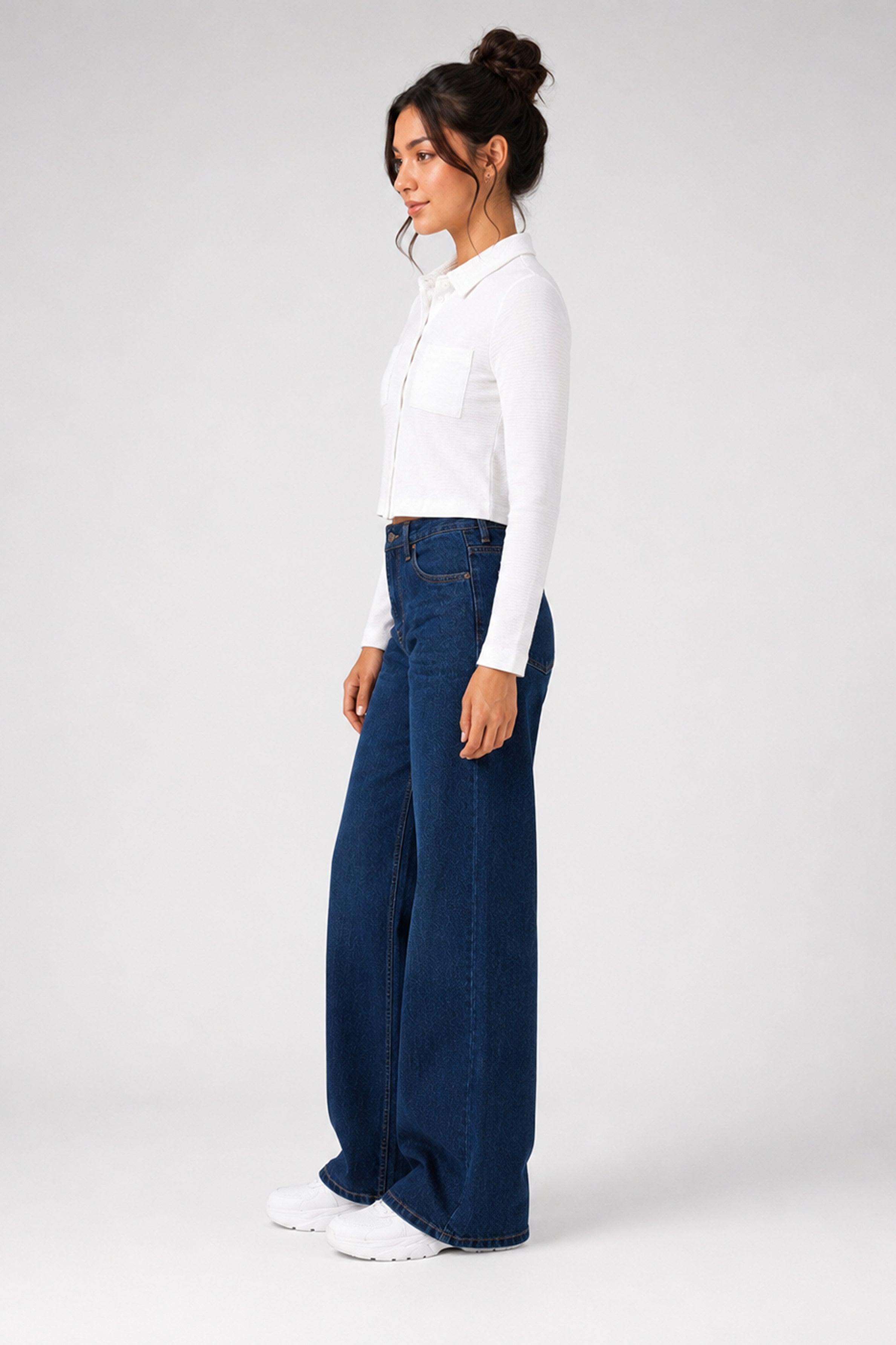 BASIC DROP MODANO Women's Casual Top - Off White