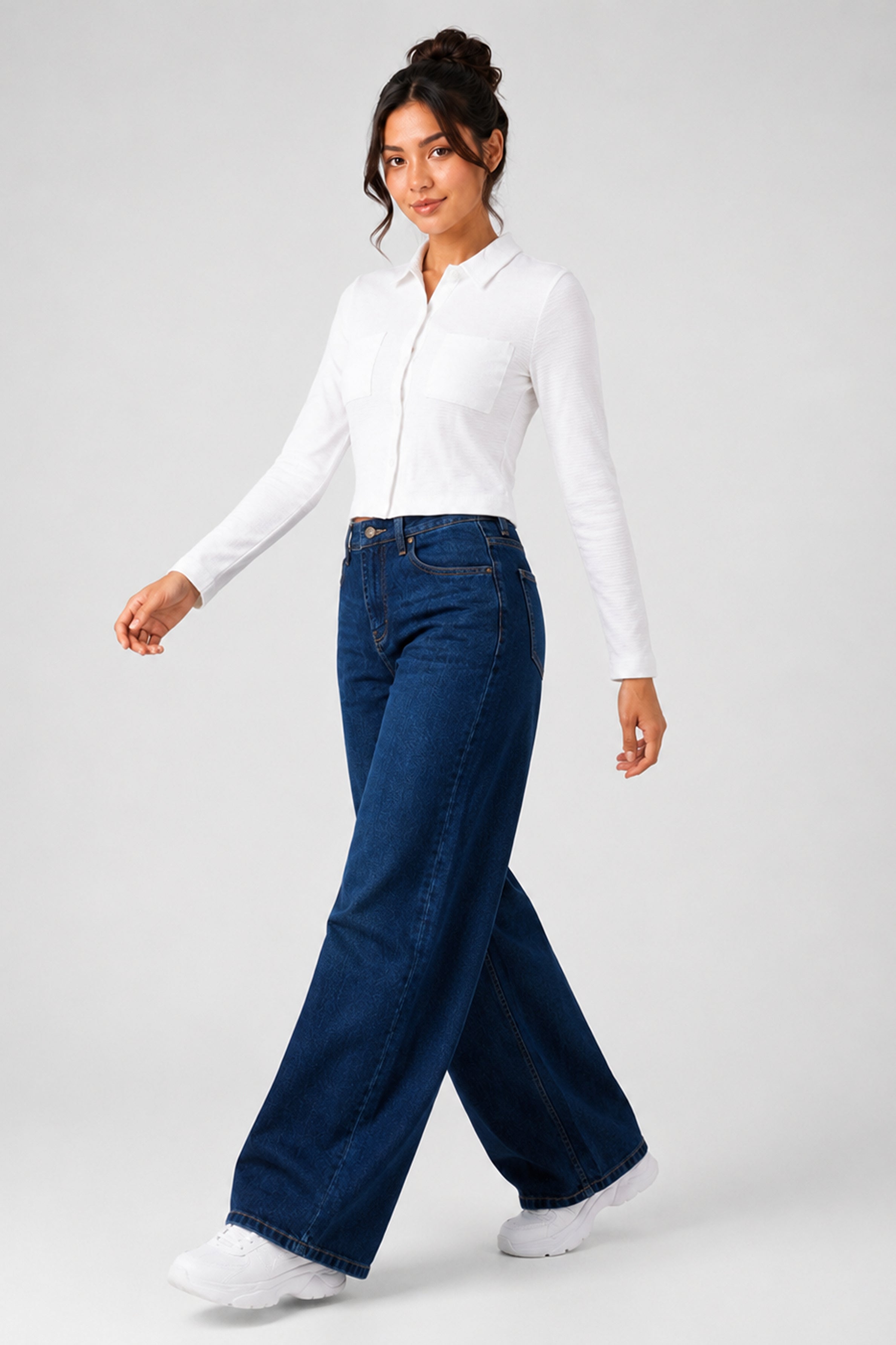 BASIC DROP MODANO Women's Casual Top - Off White