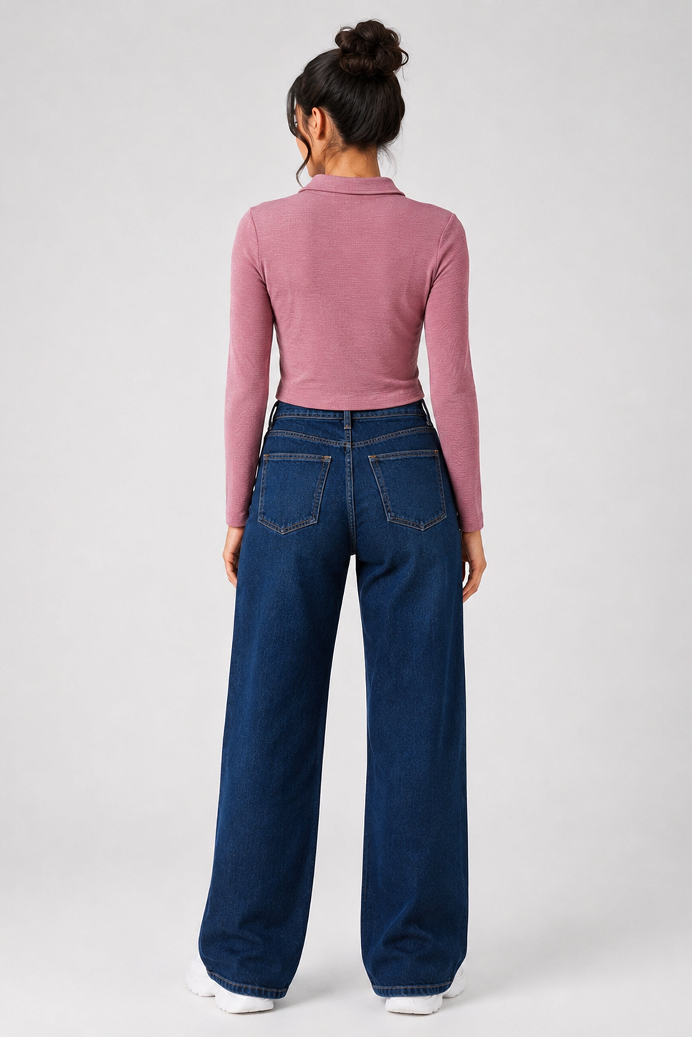 BASIC DROP MODANO Women's Casual Top - Pink