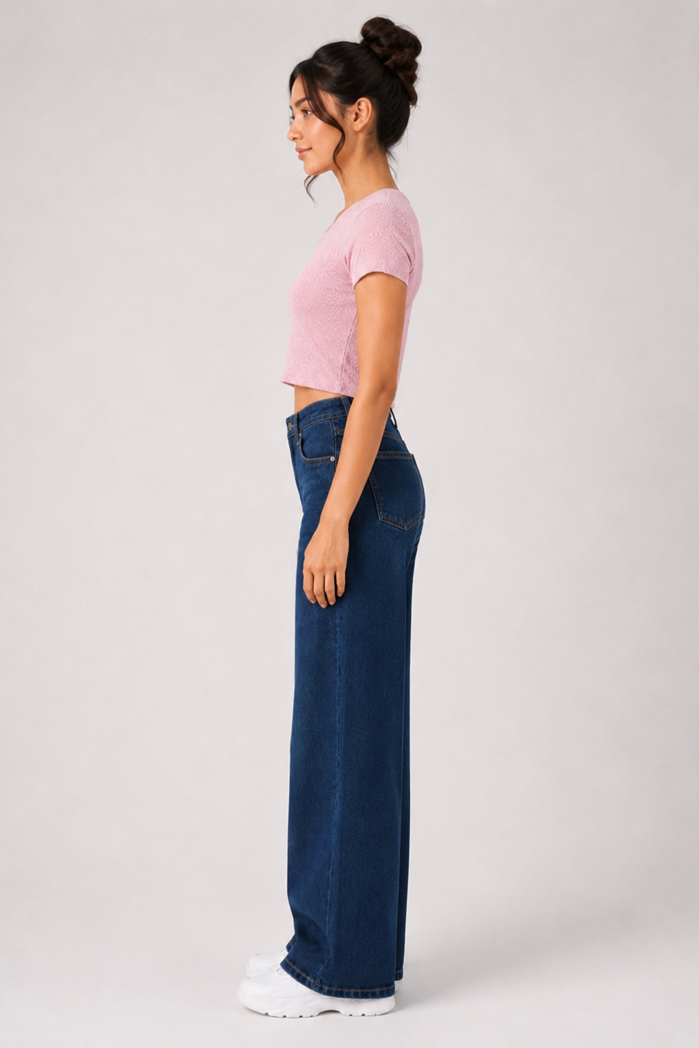 BASIC DROP MODANO Women's Casual Top - Pink