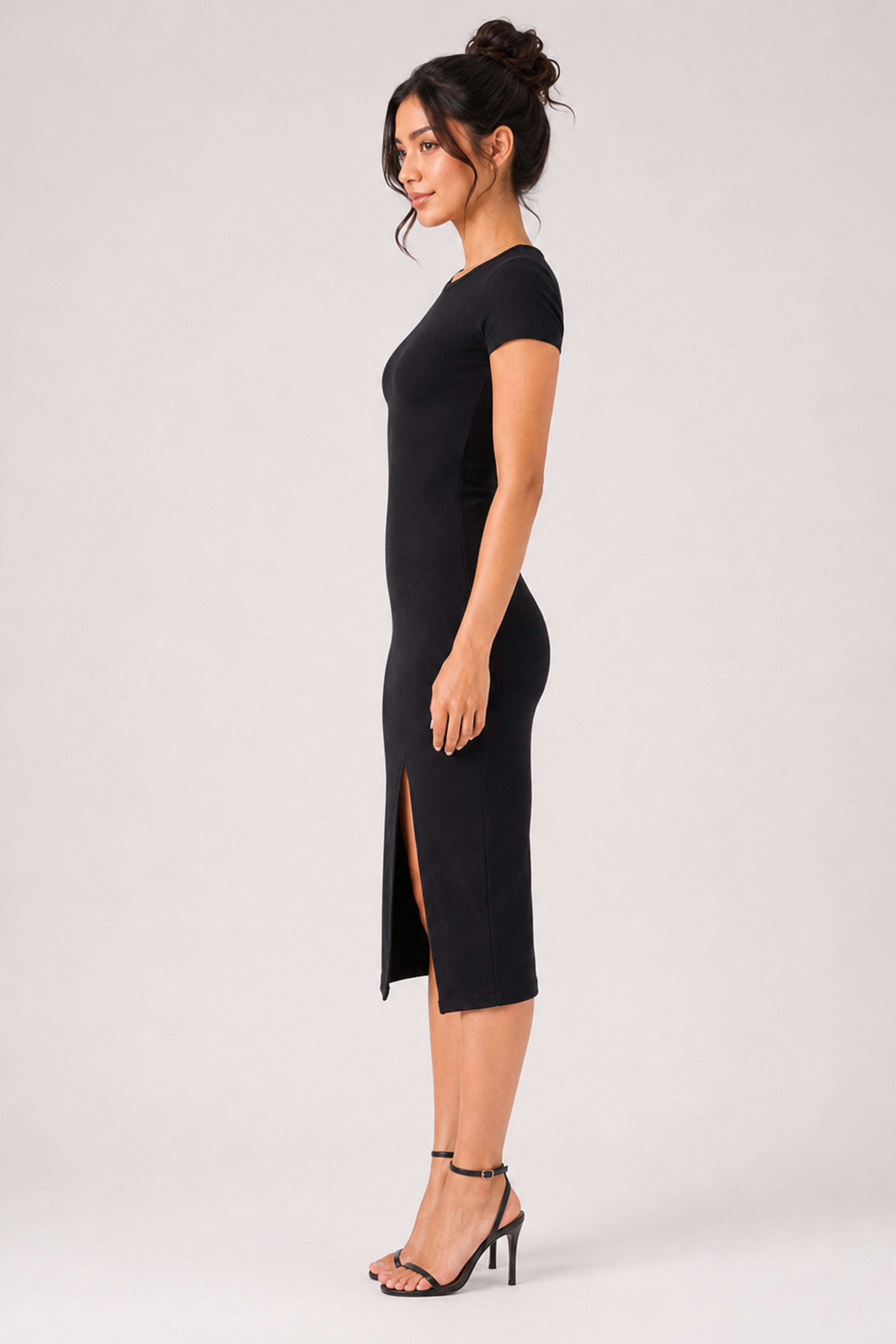 BASIC DROP MODANO Casual Dress - Jet Black