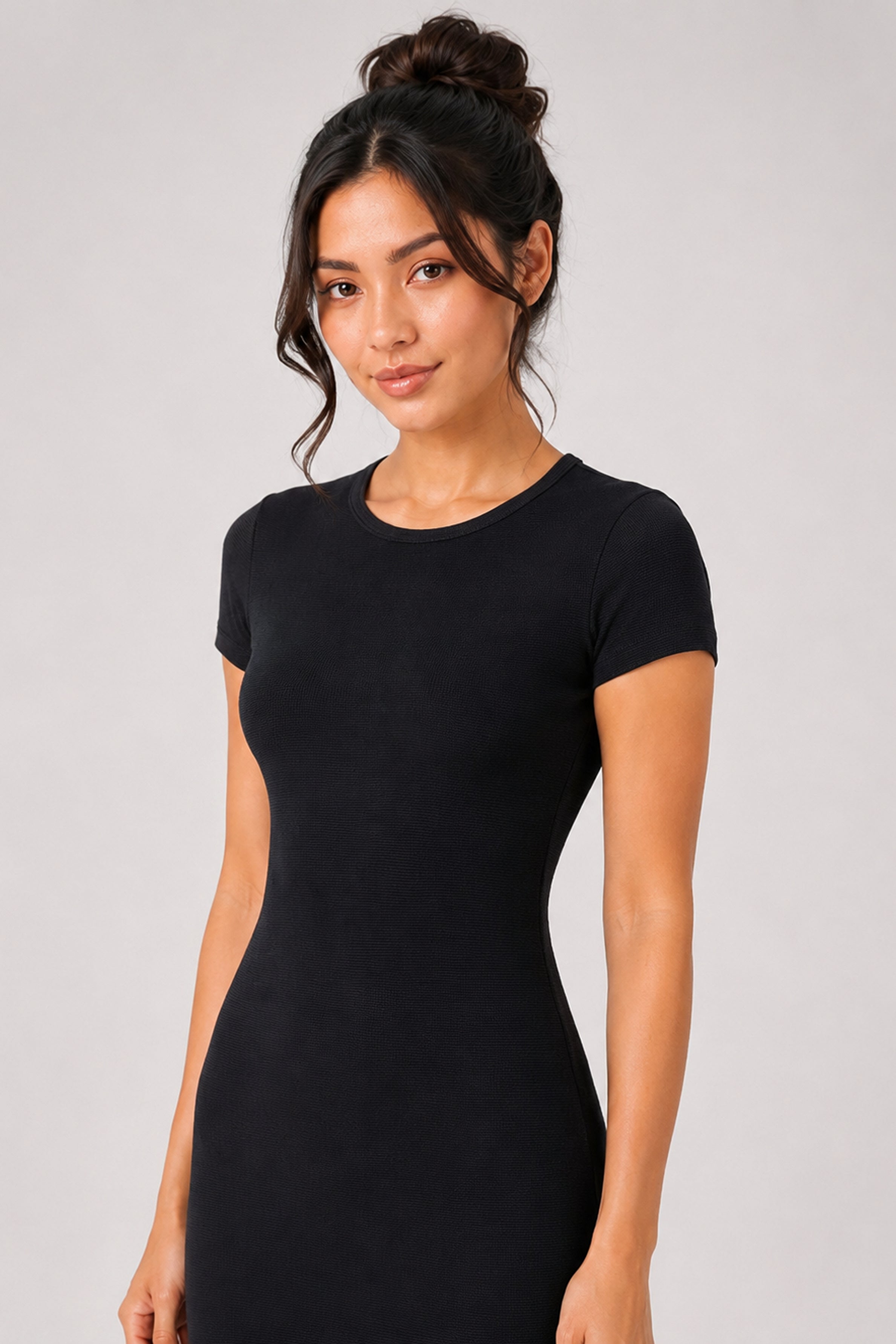 BASIC DROP MODANO Casual Dress - Jet Black