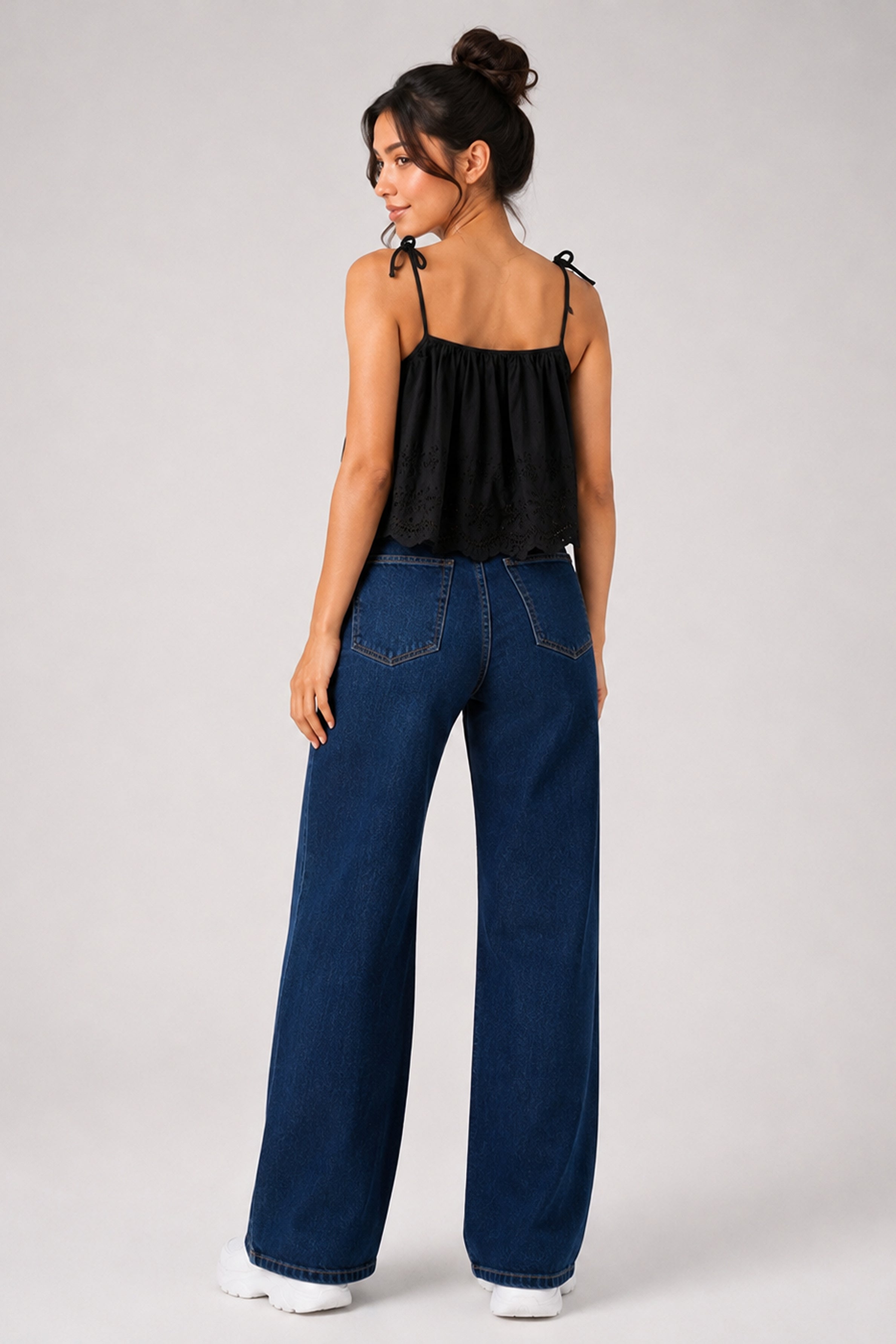 Lemon Capsule MODANO Casual Top - Black