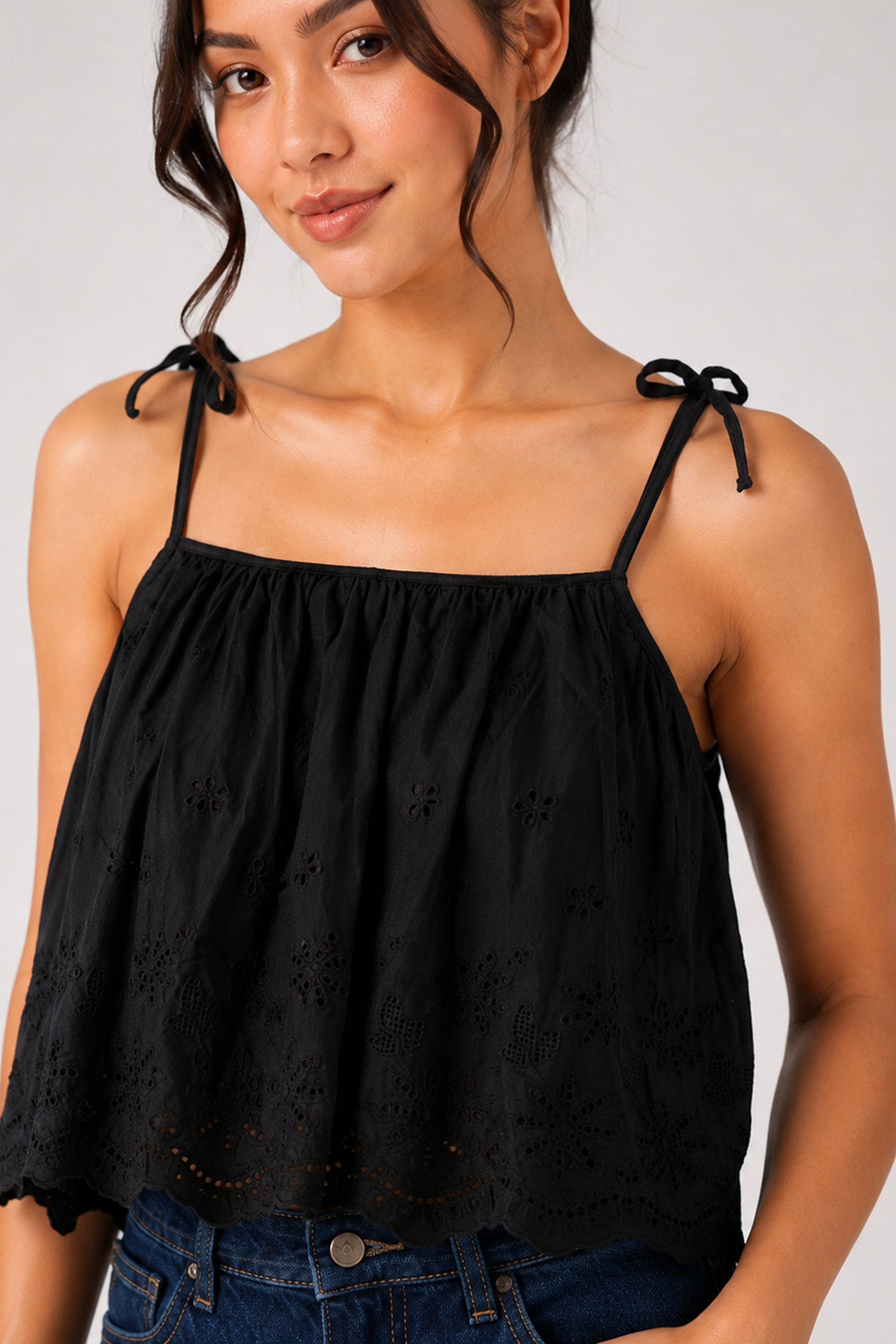 Lemon Capsule MODANO Casual Top - Black