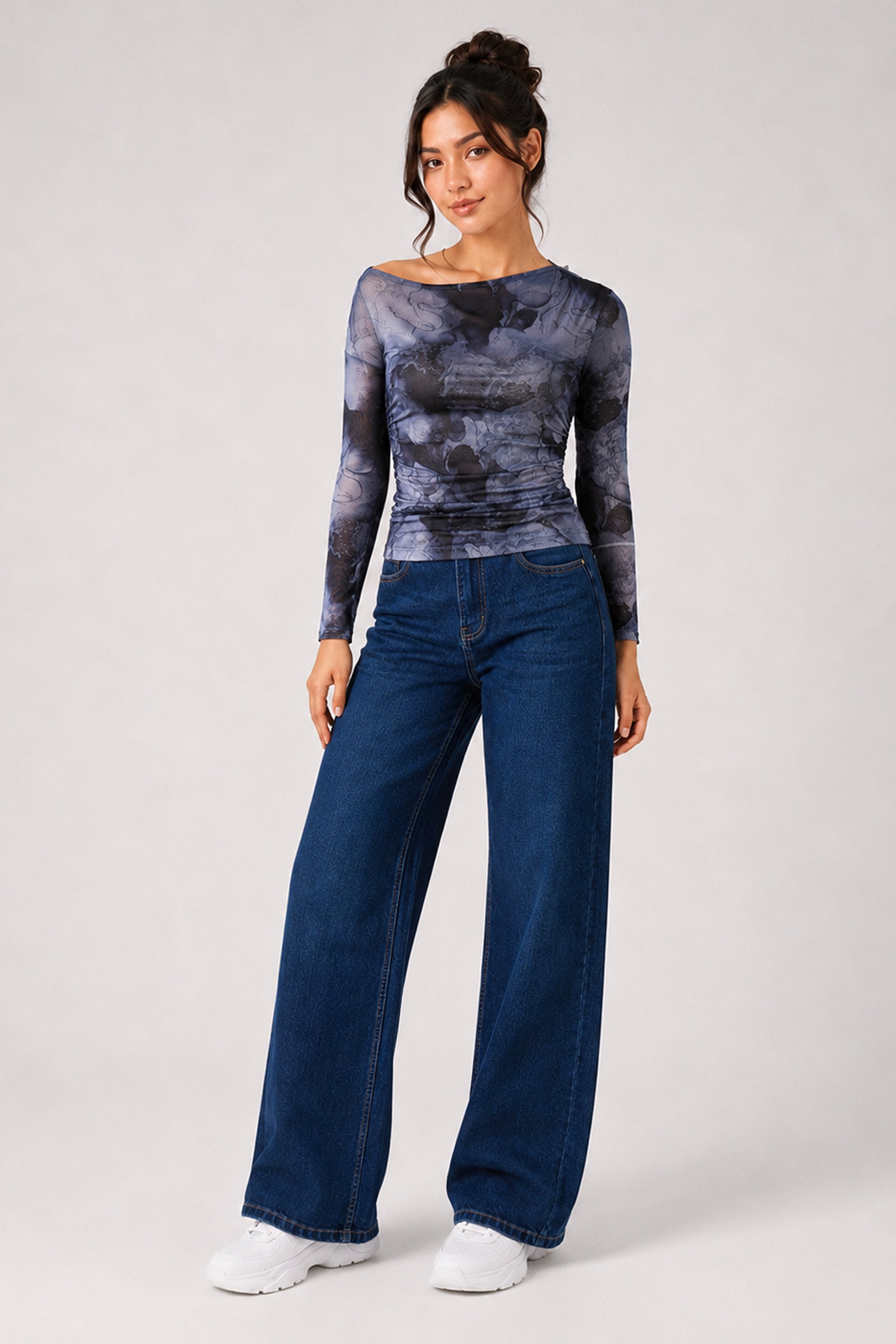 BASIC DROP MODANO Women's Casual Top - Stone