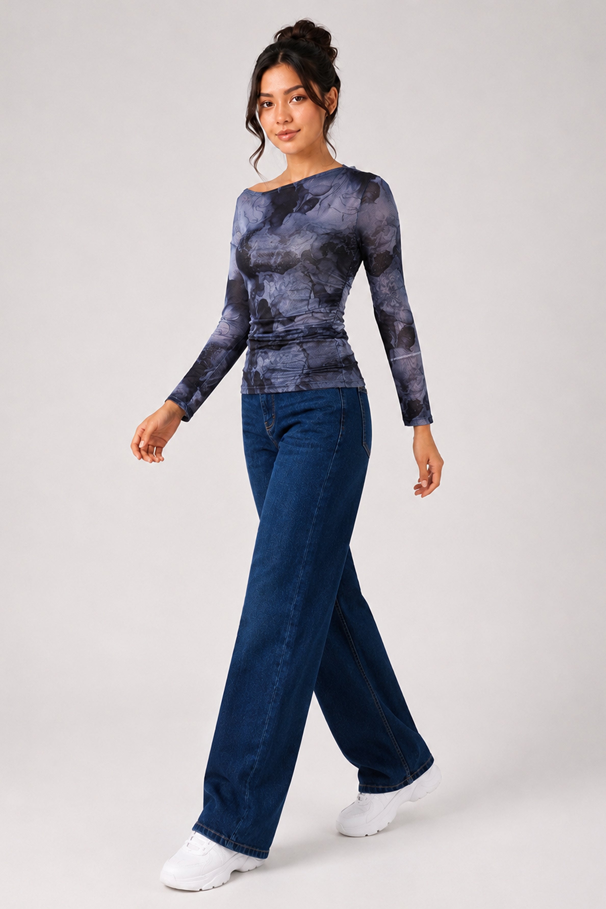 BASIC DROP MODANO Women's Casual Top - Stone